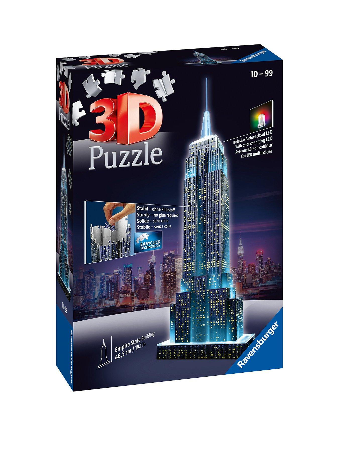 Medewerker Fruitig Buitenlander Ravensburger Empire State Building Night Edition 3D Puzzle | Very Ireland