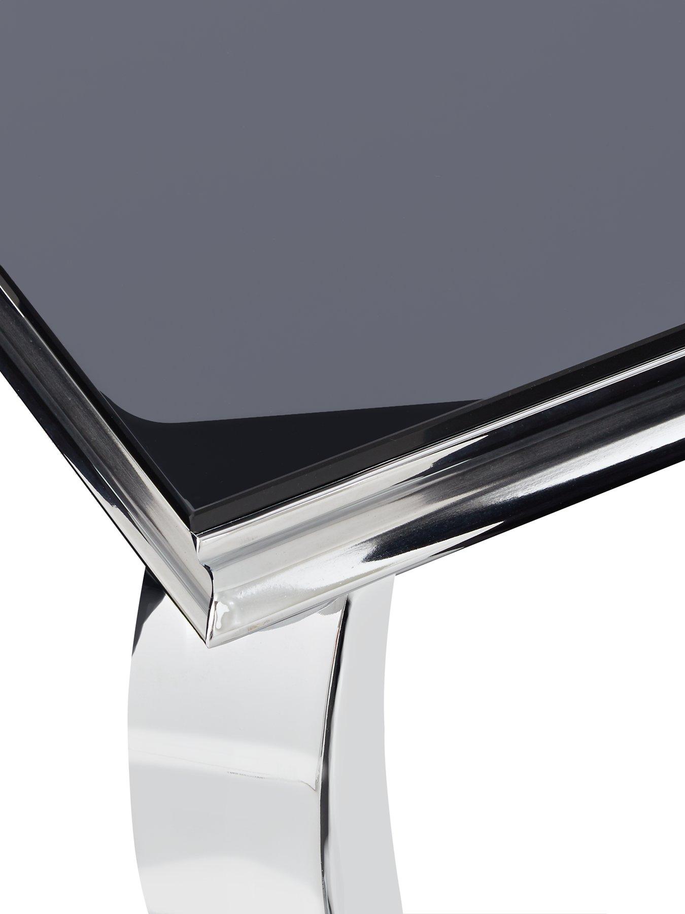 Image 5 of 5 of Very Home Grace 160 cm&nbsp;Rectangle Dining Table&nbsp;+&nbsp;6 Chairs - Black/Chrome
