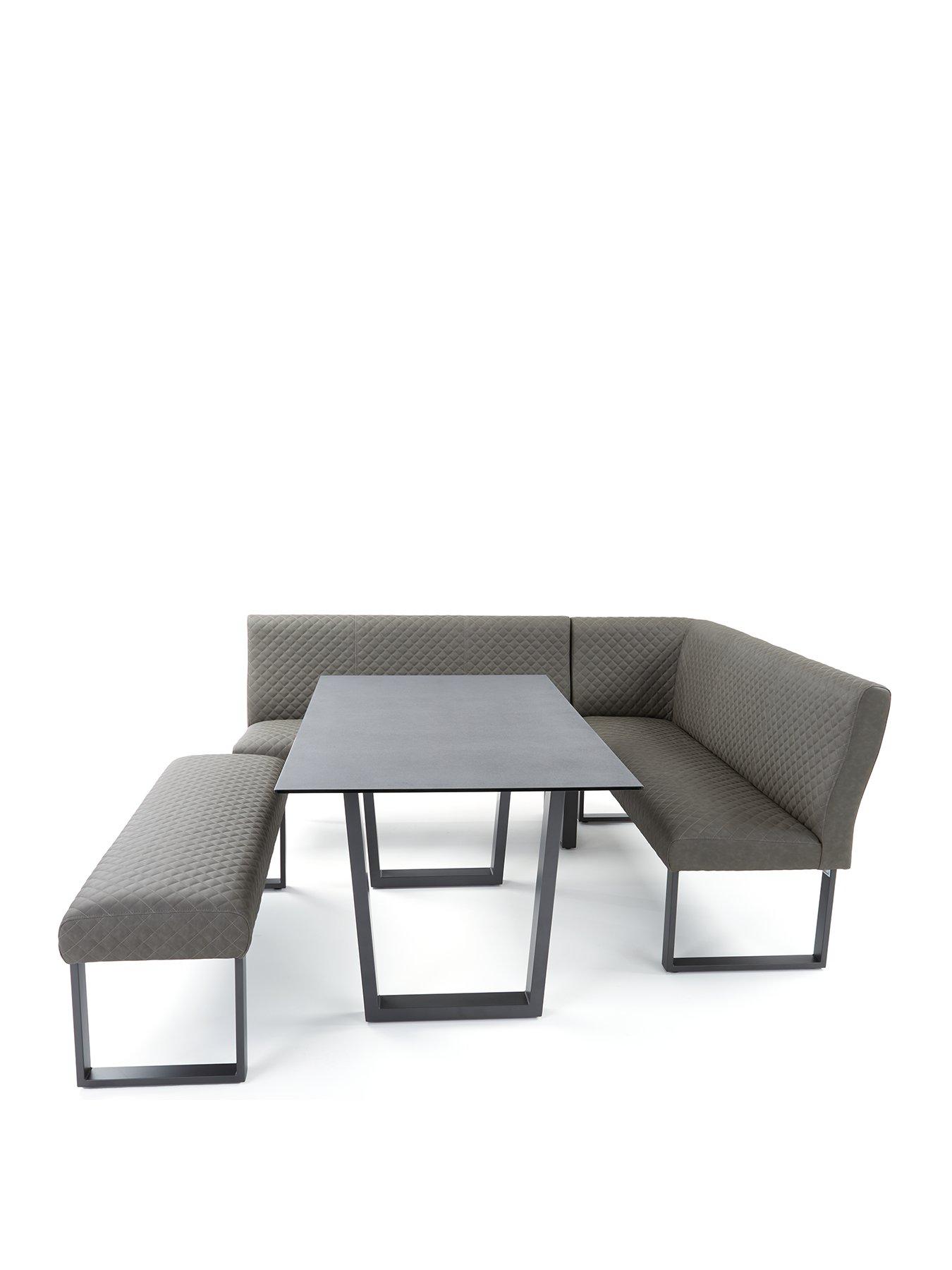 Image 3 of 6 of Very Home Ohio 160&nbsp;cm Long&nbsp;Dining Table +&nbsp;Benches Corner&nbsp;Dining Set