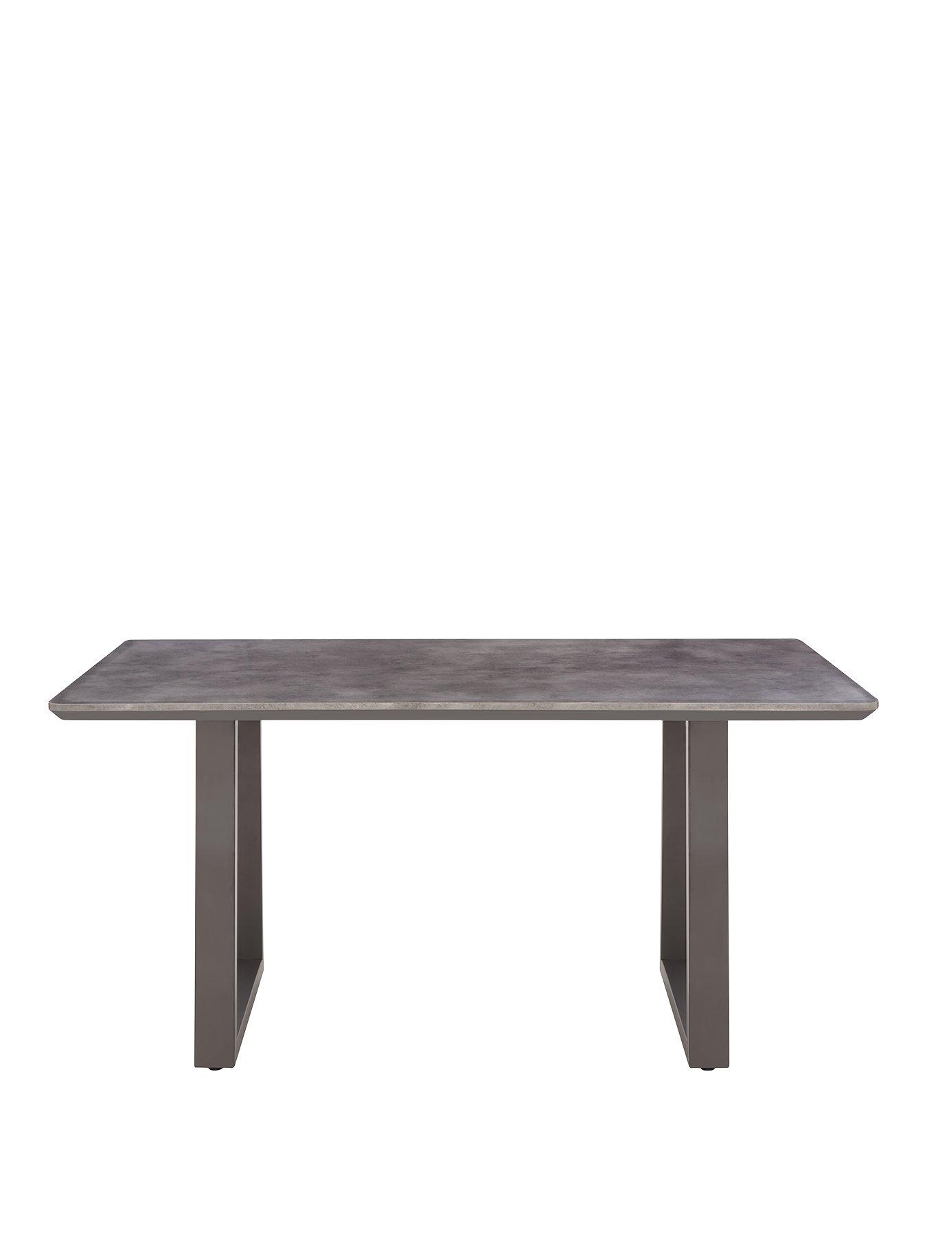 very-home-bronx-160-cm-concrete-effect-dining-table-with-1-bench-4-chairsback