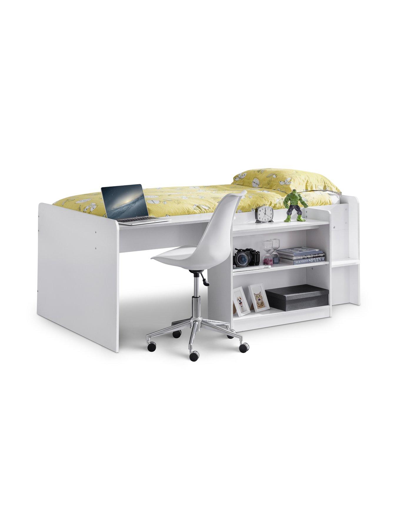 Image of Julian Bowen Neptune Midsleeper Bed with Desk
