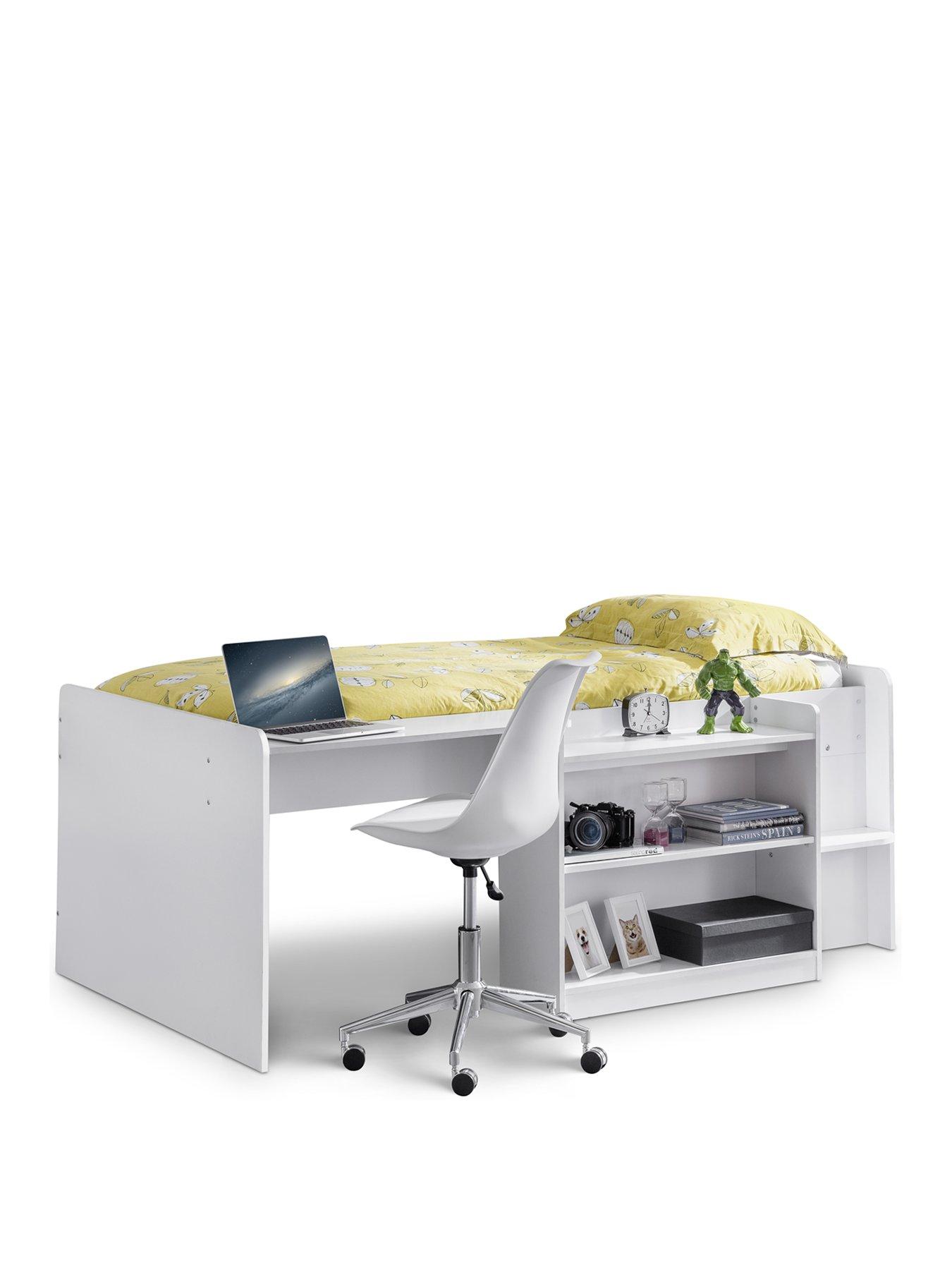 Image 2 of 2 of Julian Bowen Neptune Midsleeper Bed with Desk