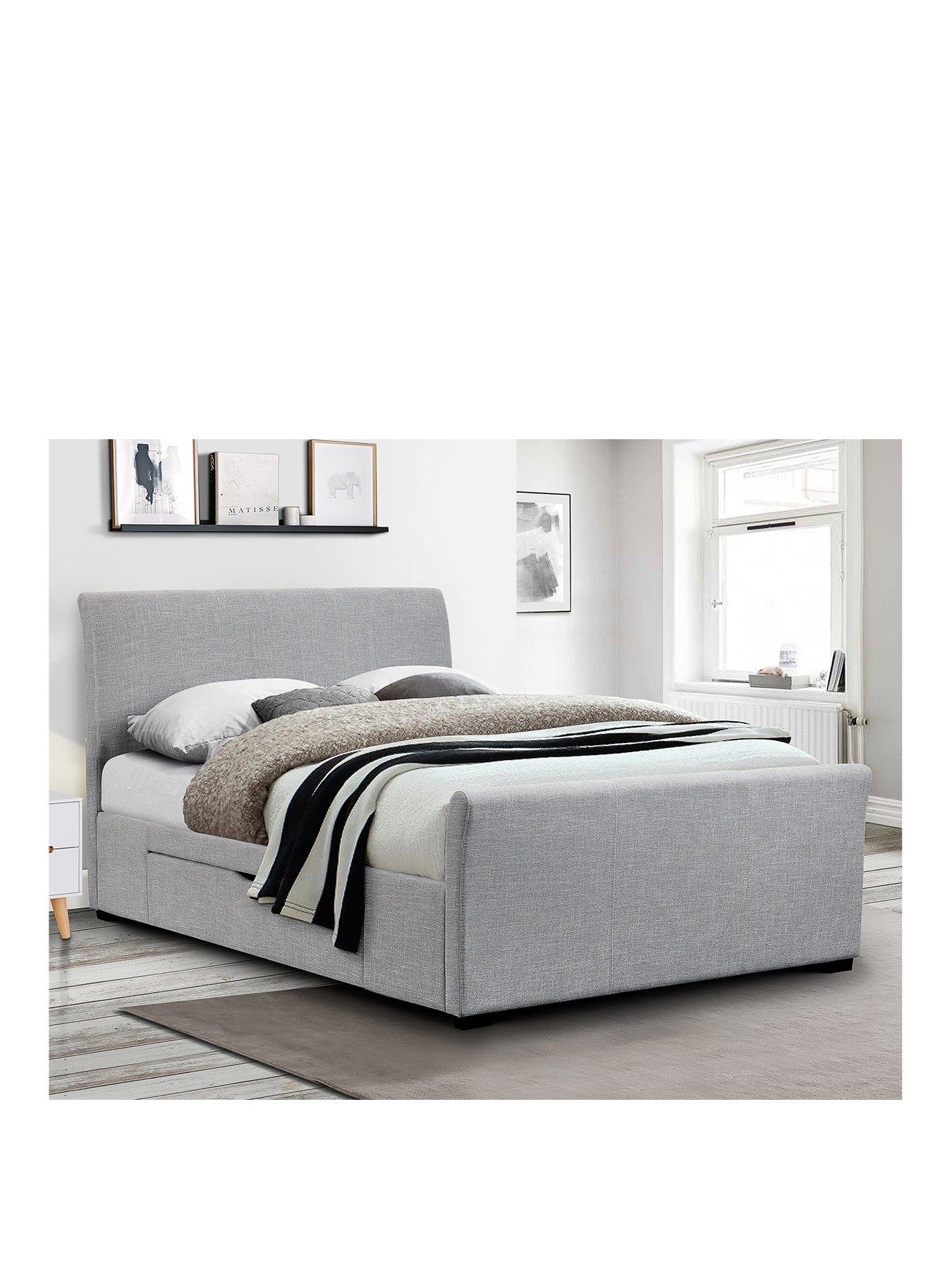 julian-bowen-caprinbspfabric-bed-frame-with-drawersfront