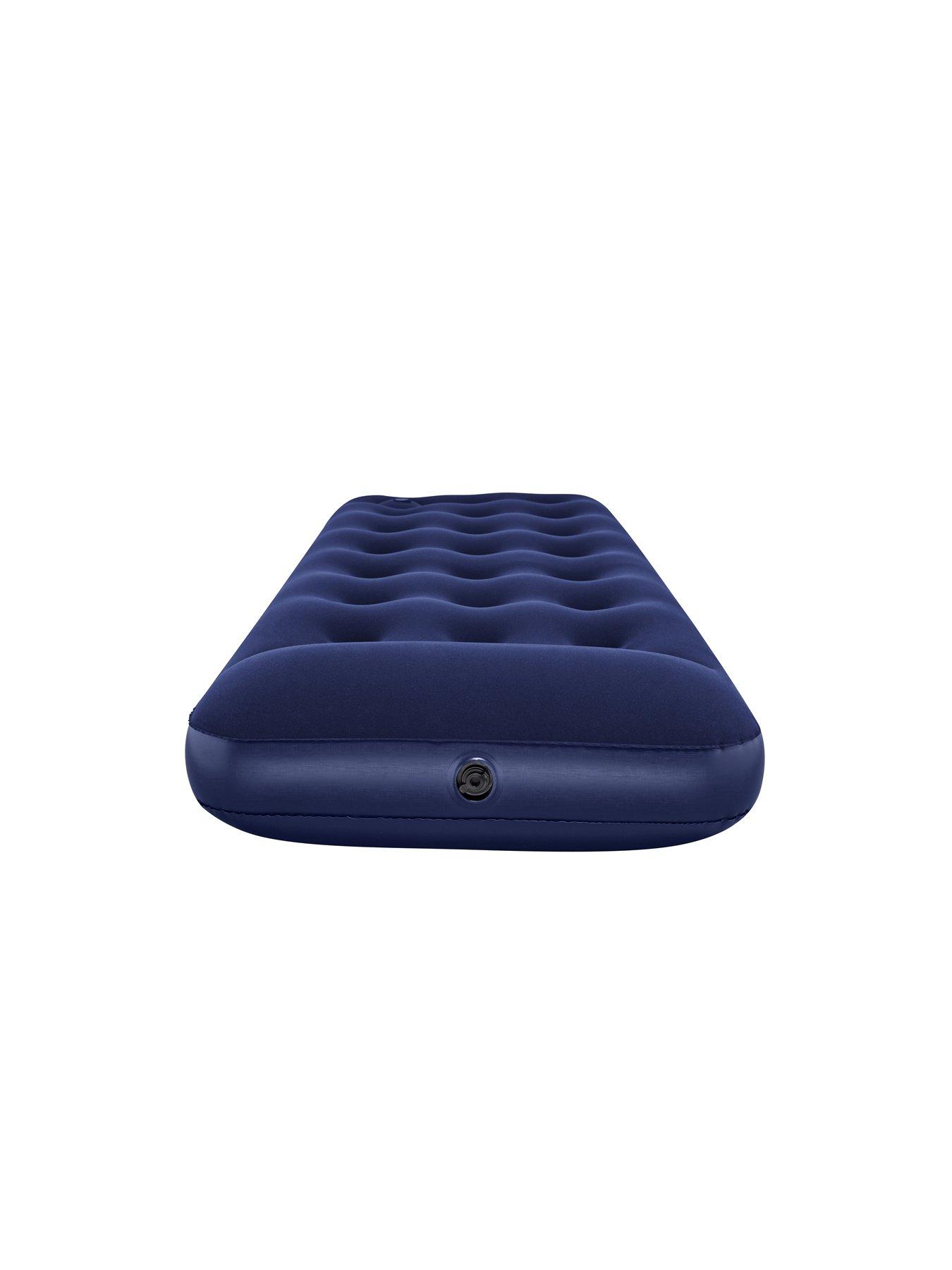 Bestway Premium Flocked Single Inflatable Air Bed Mattress with AC Pump