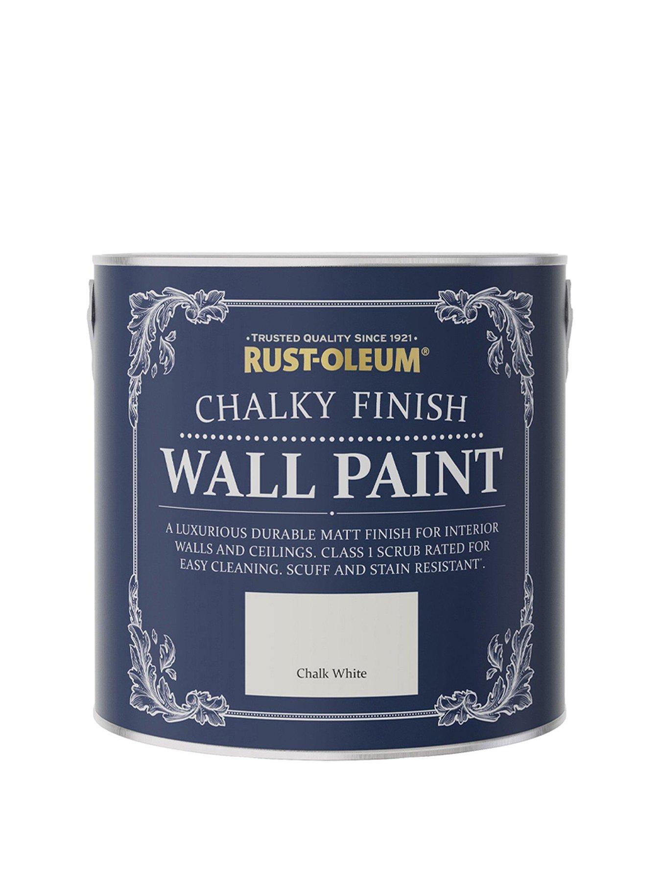 Image 1 of 5 of Rust-Oleum Chalky Finish 2.5-litre Wall Paint &ndash; Chalk White