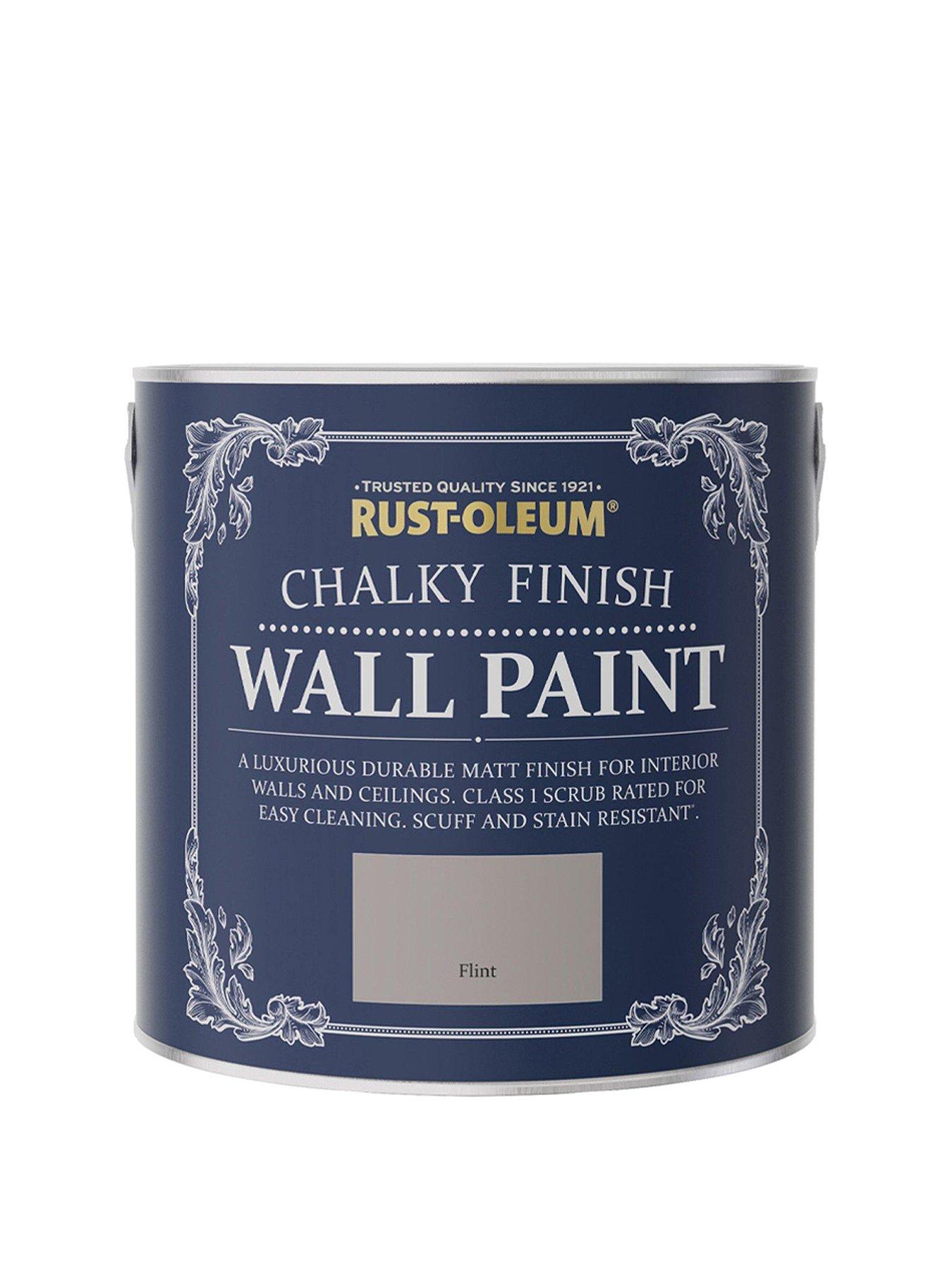 Image 1 of 5 of Rust-Oleum Chalky Finish 2.5-litre Wall Paint &ndash; Flint