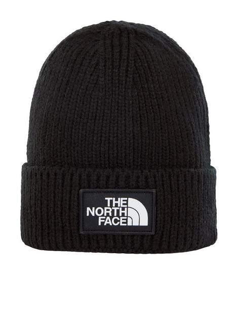 the-north-face-mens-logo-box-cuffed-beanie-black
