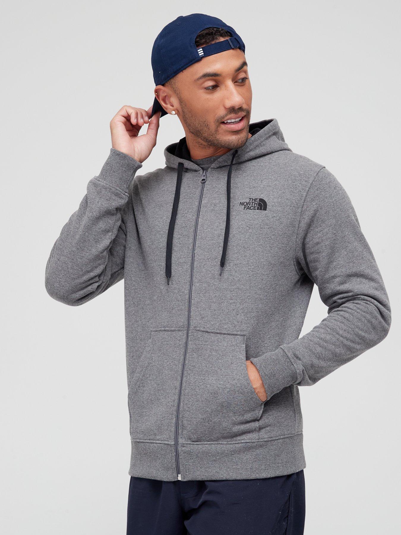 North face mens zip hot sale up