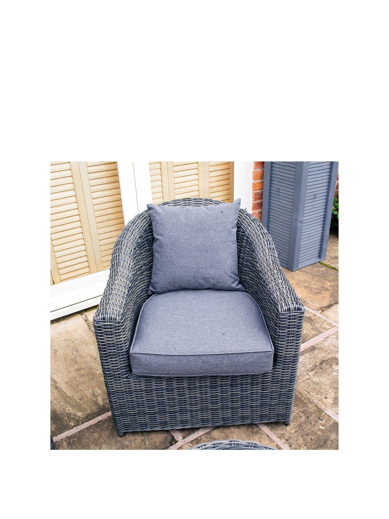 Image 3 of 6 of Rowlinson Bunbury Sofa Set Grey Weave