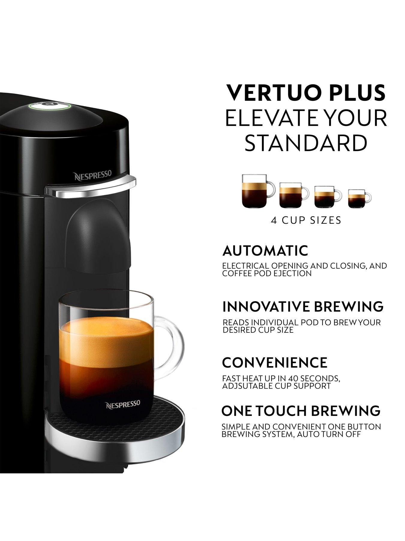 banaan Tien jaar schrobben Nespresso Vertuo Plus 11385 Coffee Machine by Magimix - Black | Very Ireland