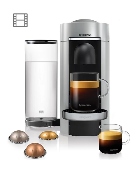 prod1089494245: Nespresso Vertuo Plus 11386 Coffee Machine by Magimix - Silver
