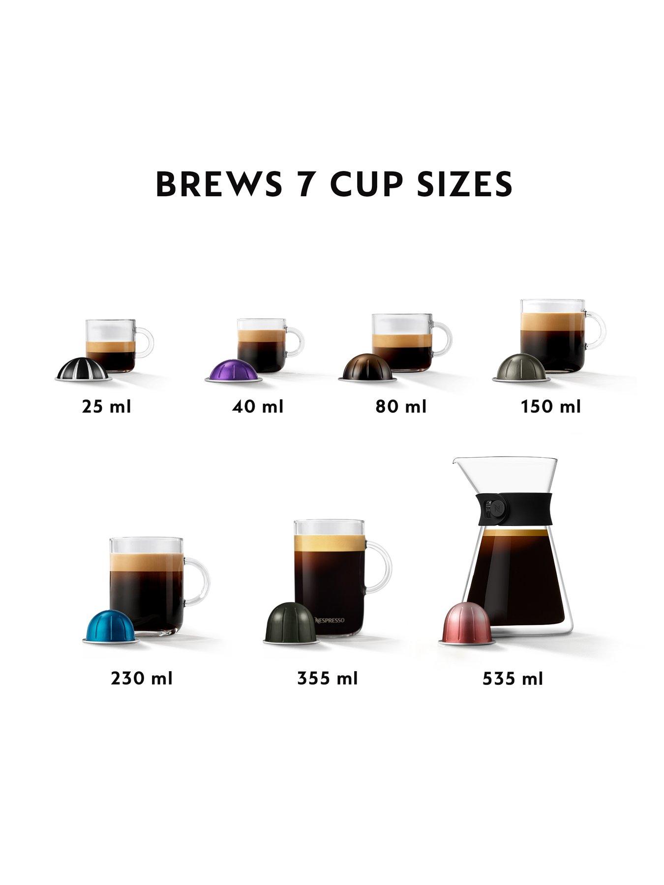 Image 2 of 8 of Nespresso Vertuo Next 11707 Coffee Machine by Magimix - Dark Grey
