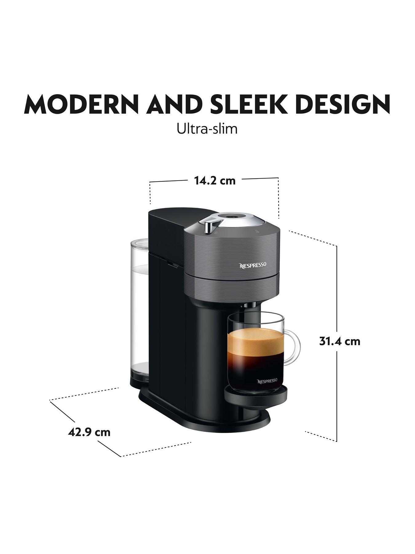 Image 3 of 8 of Nespresso Vertuo Next 11711 Coffee Machine with Milk Frother by Magimix -&nbsp;Dark Grey