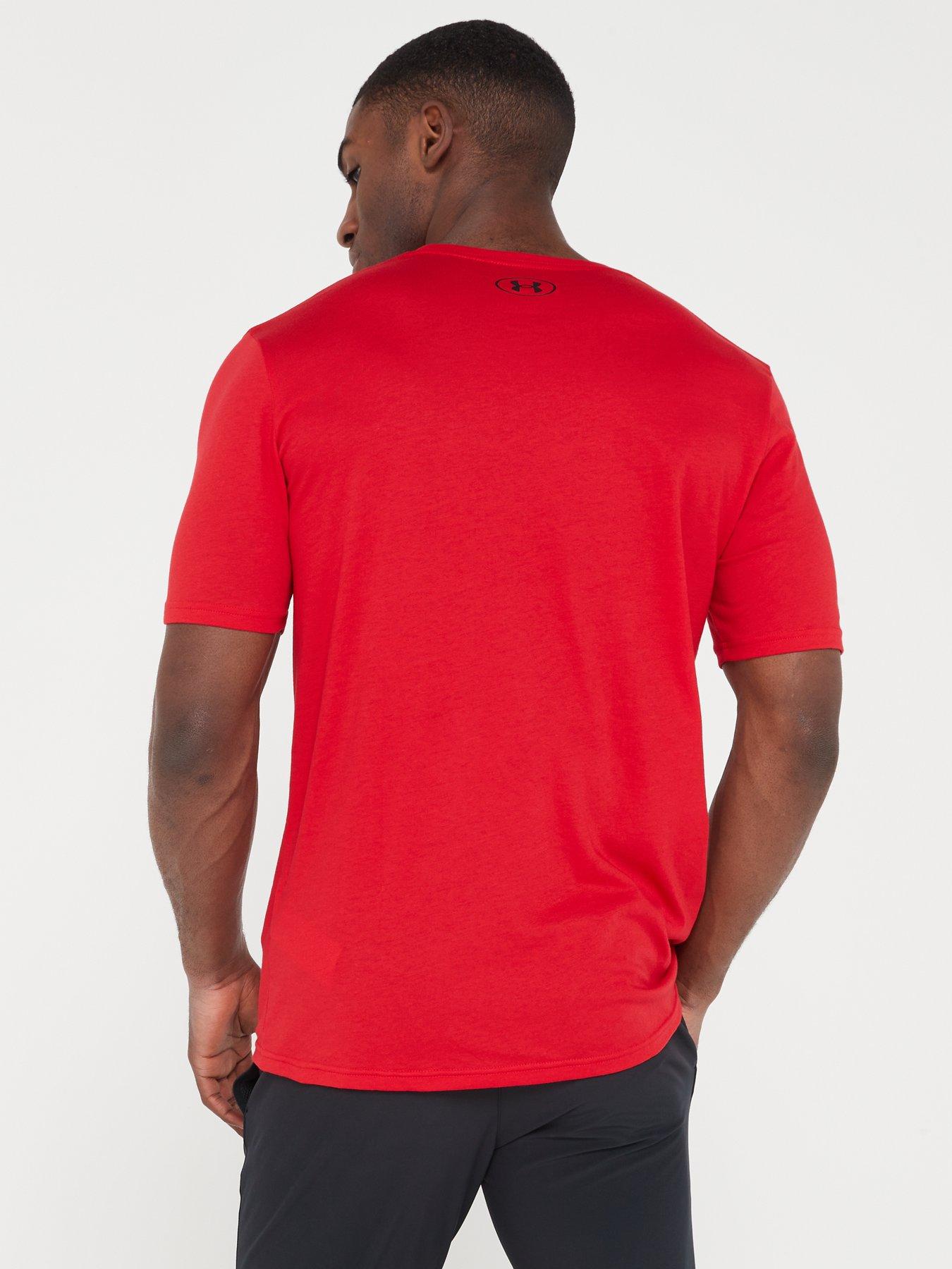 Image 2 of 5 of UNDER ARMOUR Training&nbsp;Sportstyle Left Chest Logo T-Shirt - Red