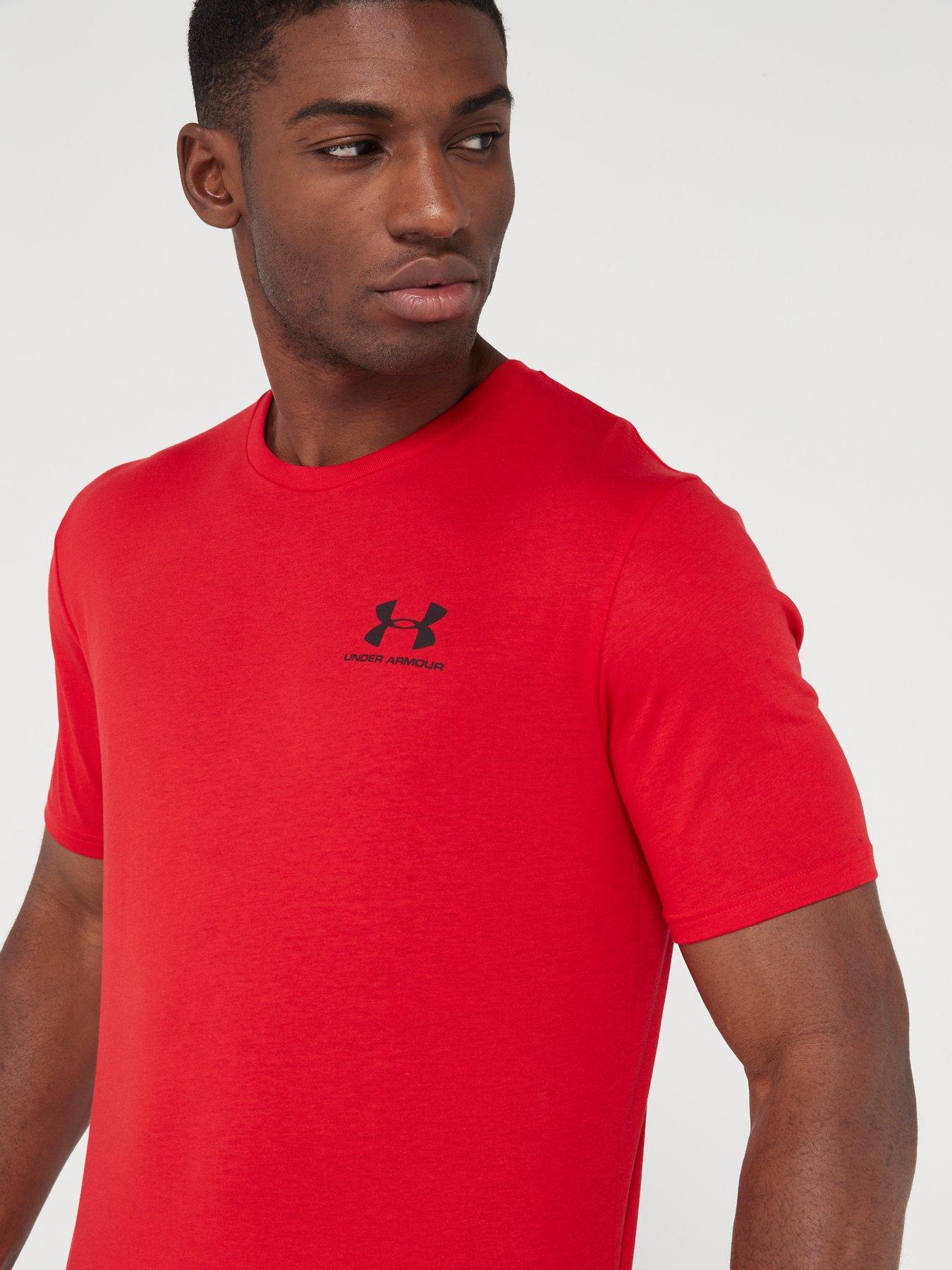 under-armour-trainingnbspsportstyle-left-chest-logo-t-shirt-redoutfit