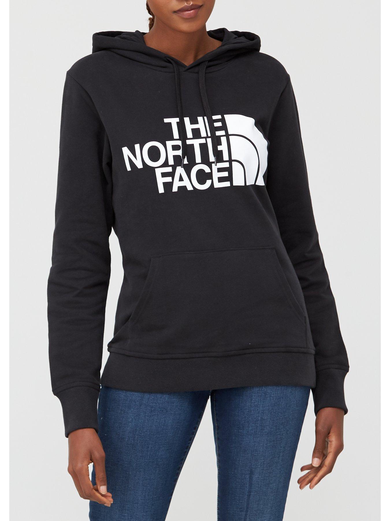 North face hoodie store womens black