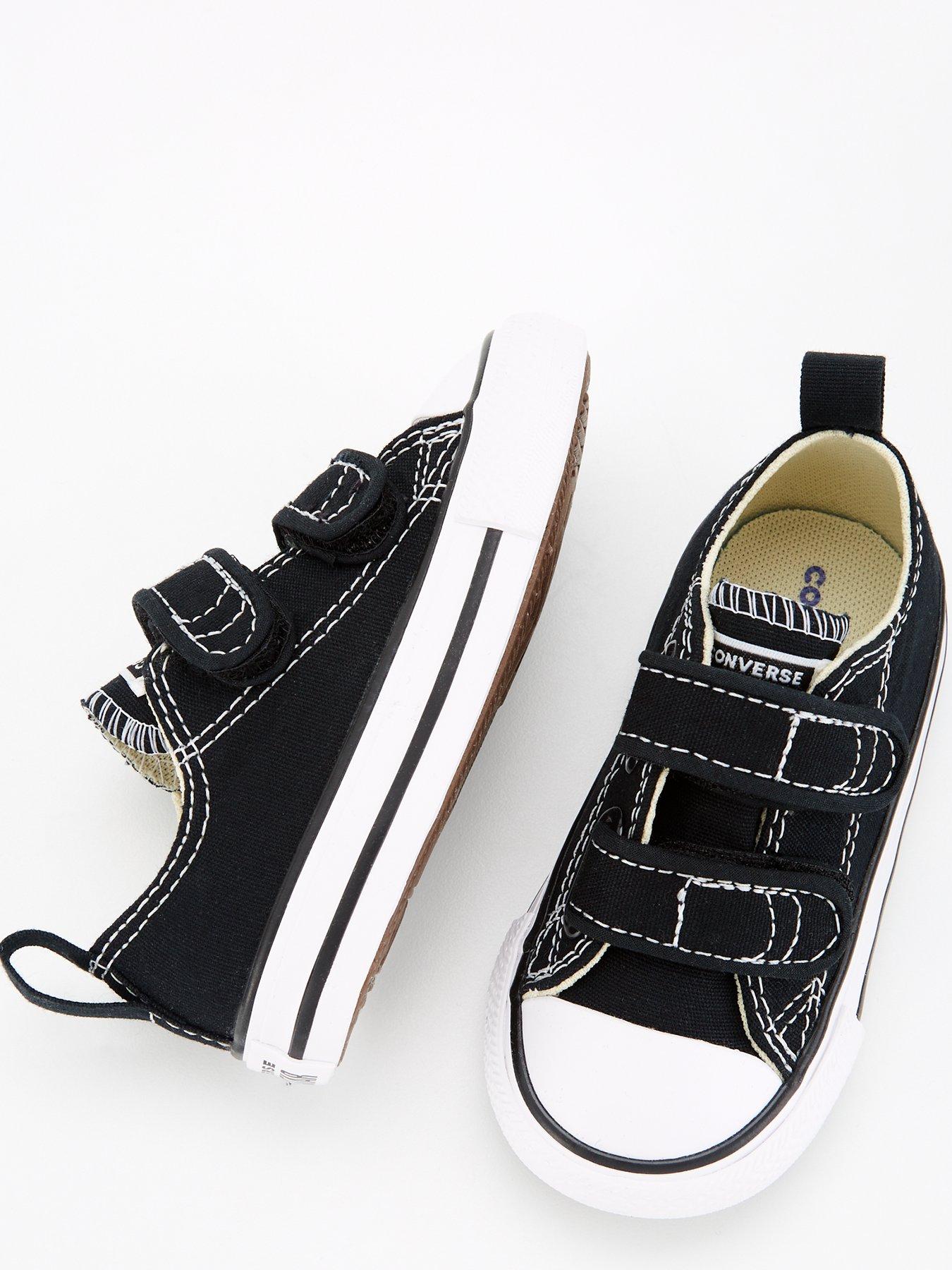 Image 4 of 6 of Converse Chuck Taylor All Star Ox 2v Infant Trainer - Black