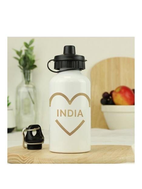 the-personalised-memento-company-personalised-gold-heart-drinks-bottle