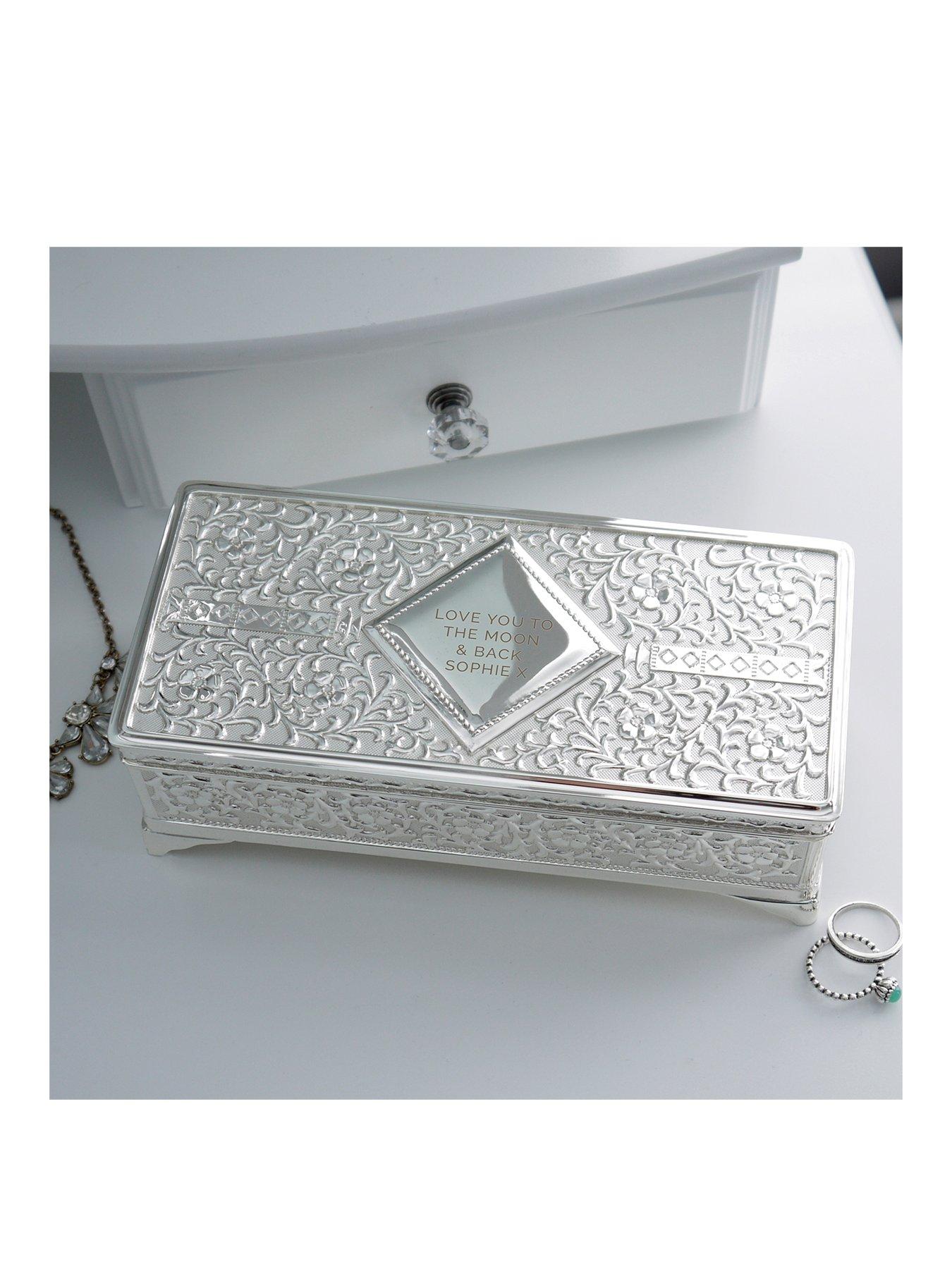 The Personalised Memento Company Bespoke Antique Jewellery Box