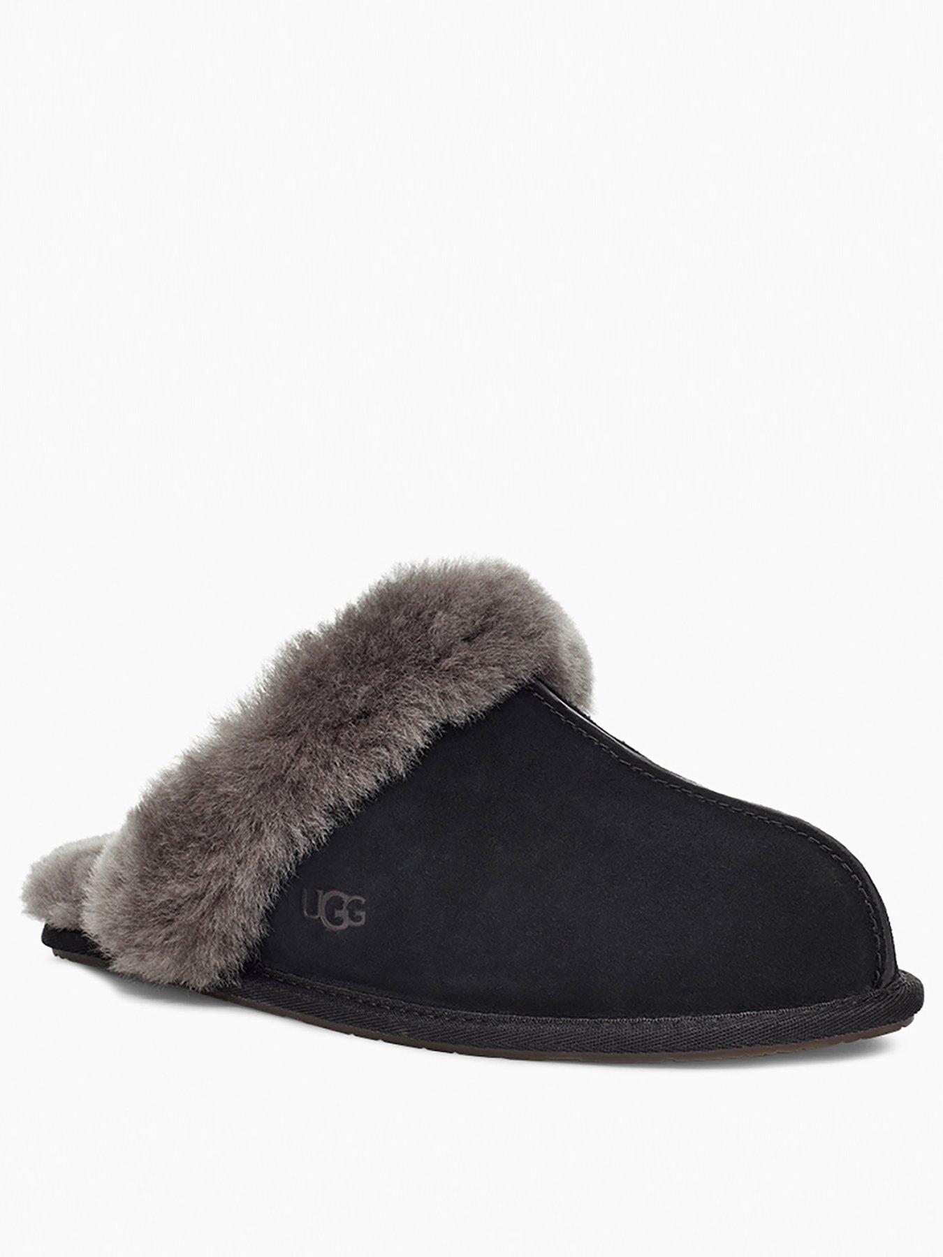 Image 1 of 5 of UGG Scuffette II Slipper - Black/Grey