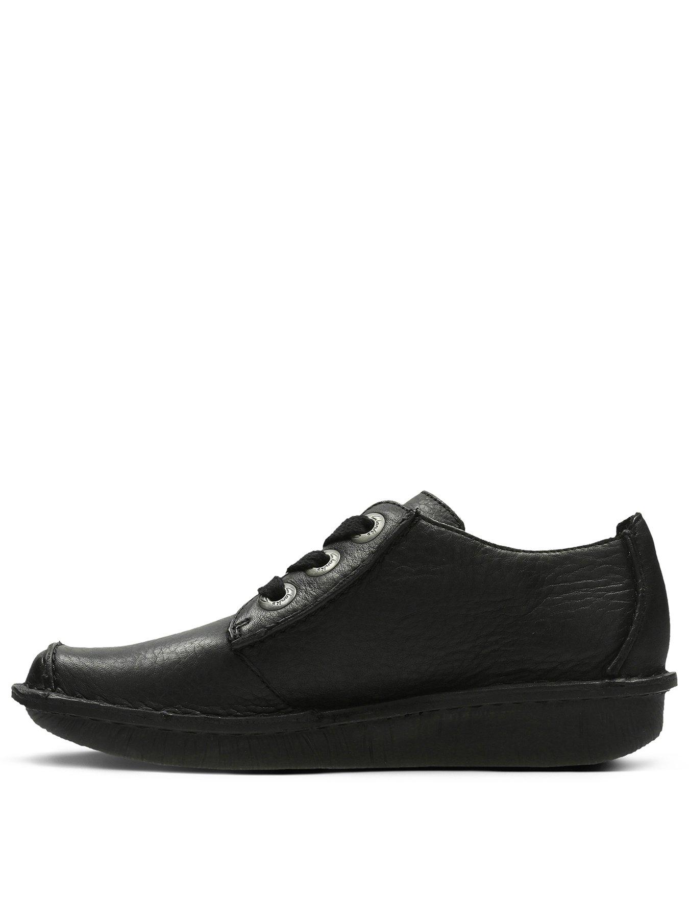 clarks-funny-dream-lace-up-flat-shoe-blackback