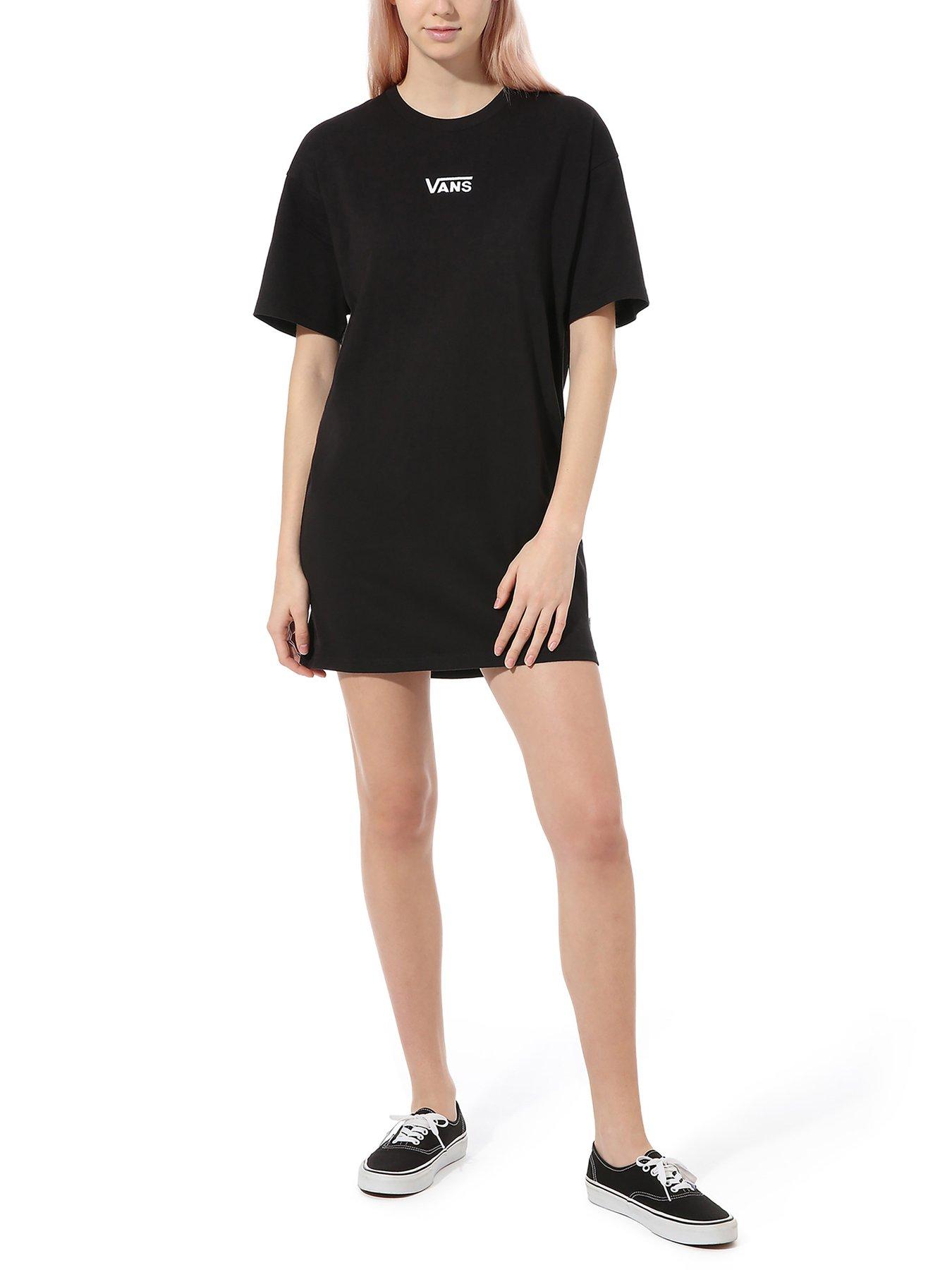 vans-womens-logo-tee-dress-black