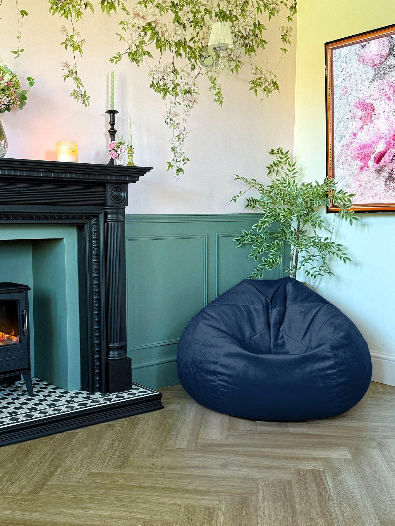 undefined Slouchbag Velvet Bean Bag