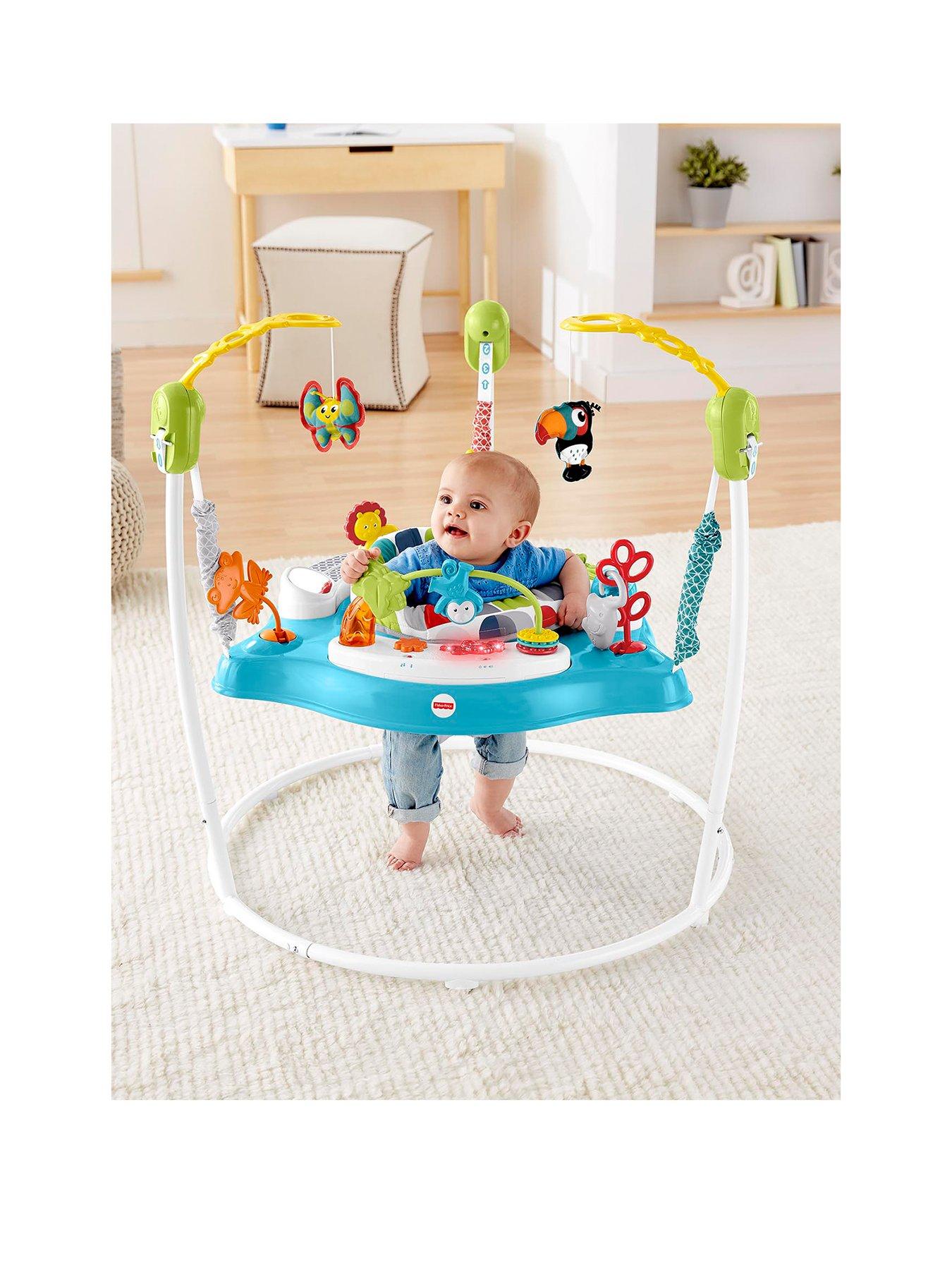 Image 1 of 8 of Fisher-Price Colour Climbers Jumperoo Baby Bouncer
