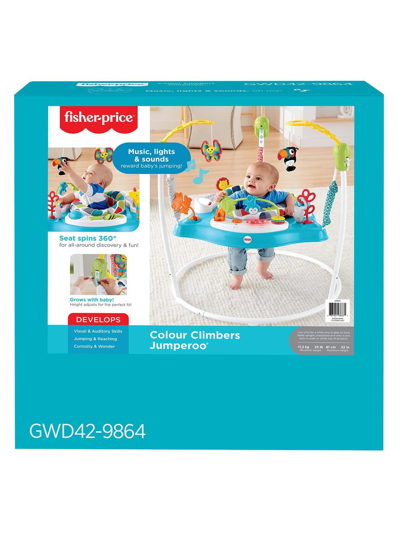 Image 7 of 8 of Fisher-Price Colour Climbers Jumperoo Baby Bouncer