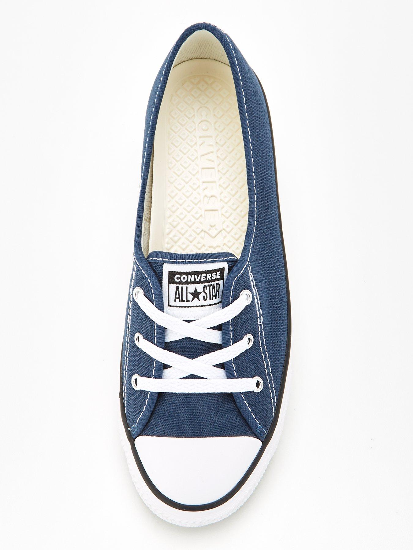 Converse ballet navy sale