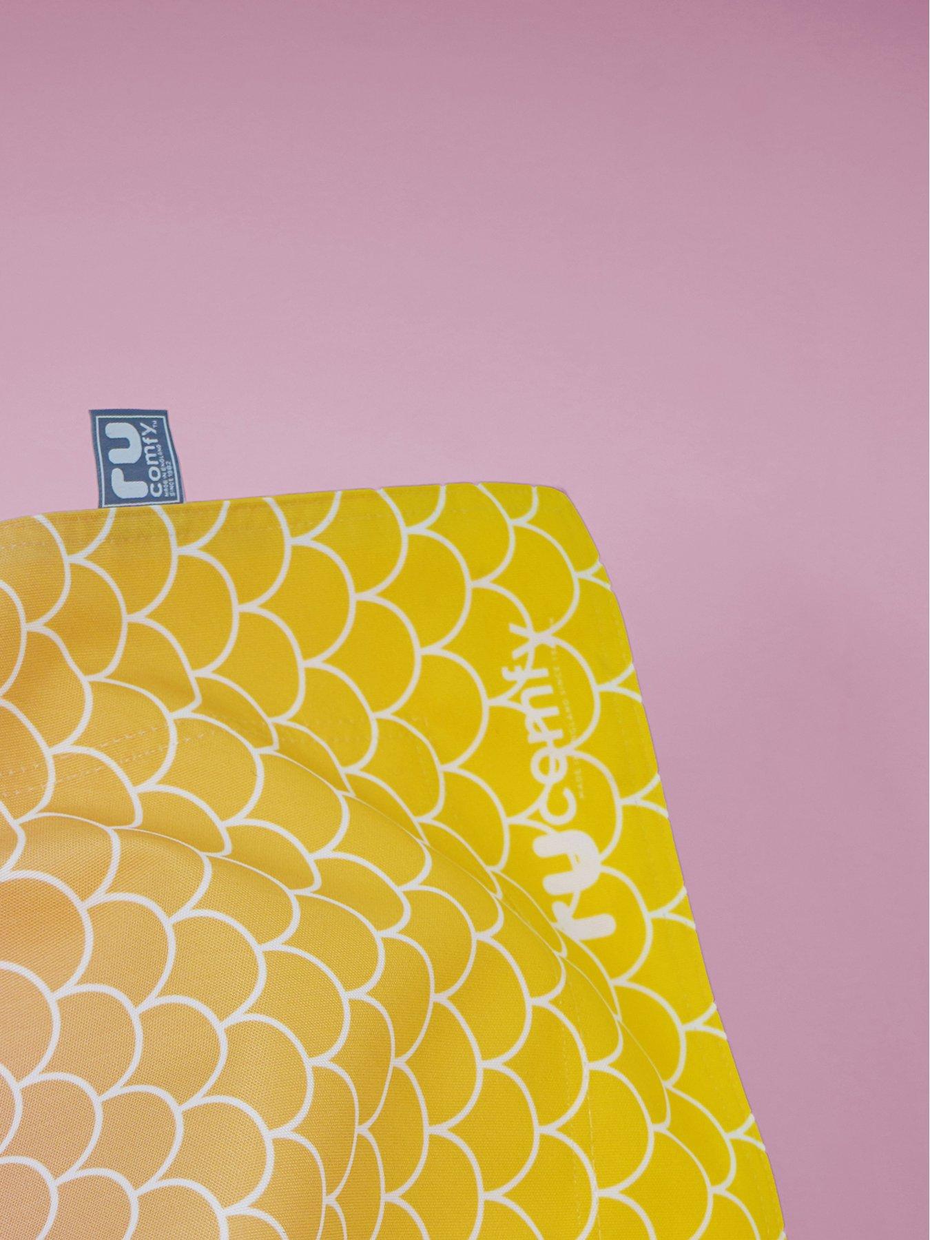Image 6 of 7 of rucomfy Mermaid Ombre Junior Squarbie Beanbag