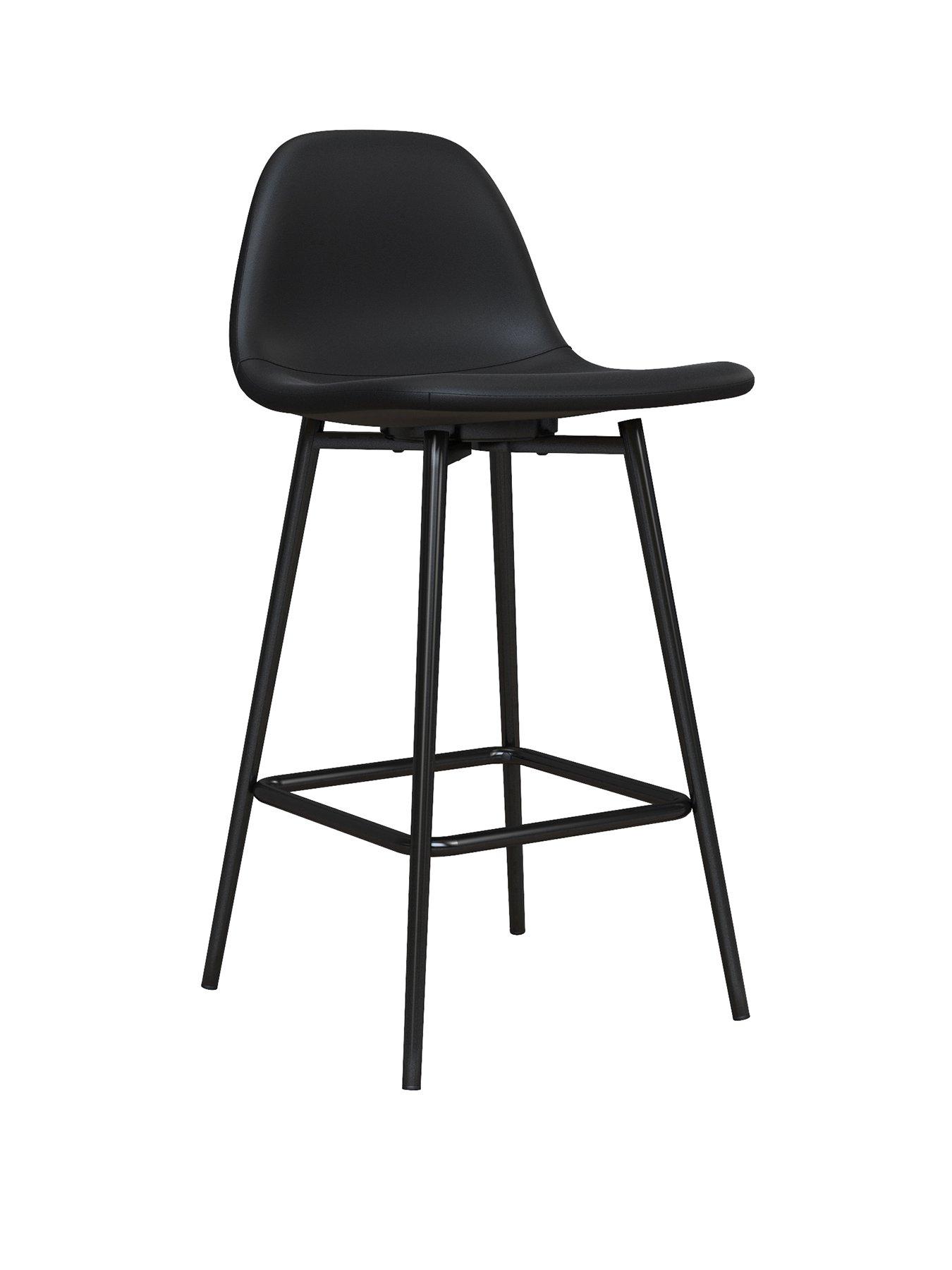 dorel-home-calvin-bar-stool--blackstillFront