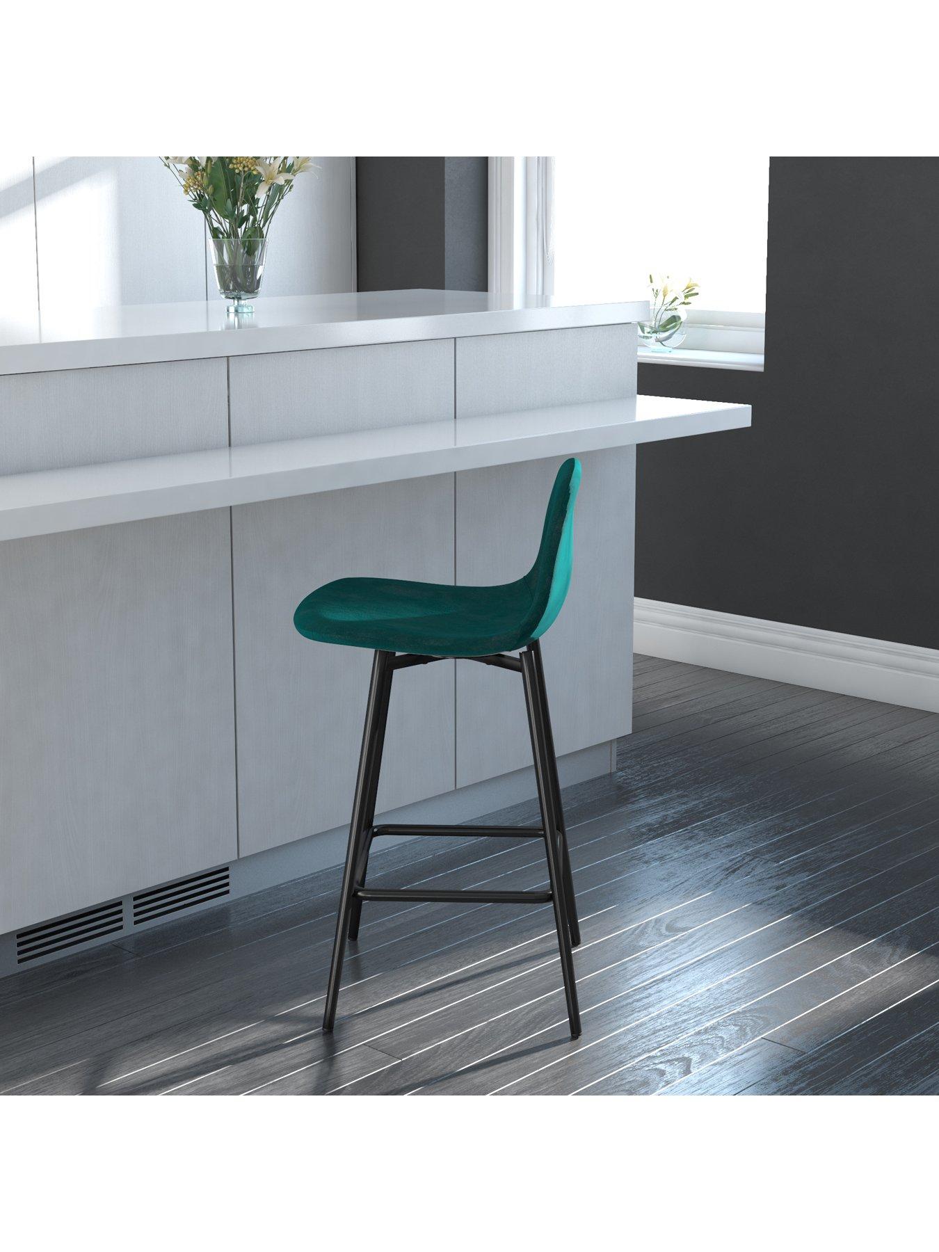 dorel-home-calvin-velvet-bar-stool--green