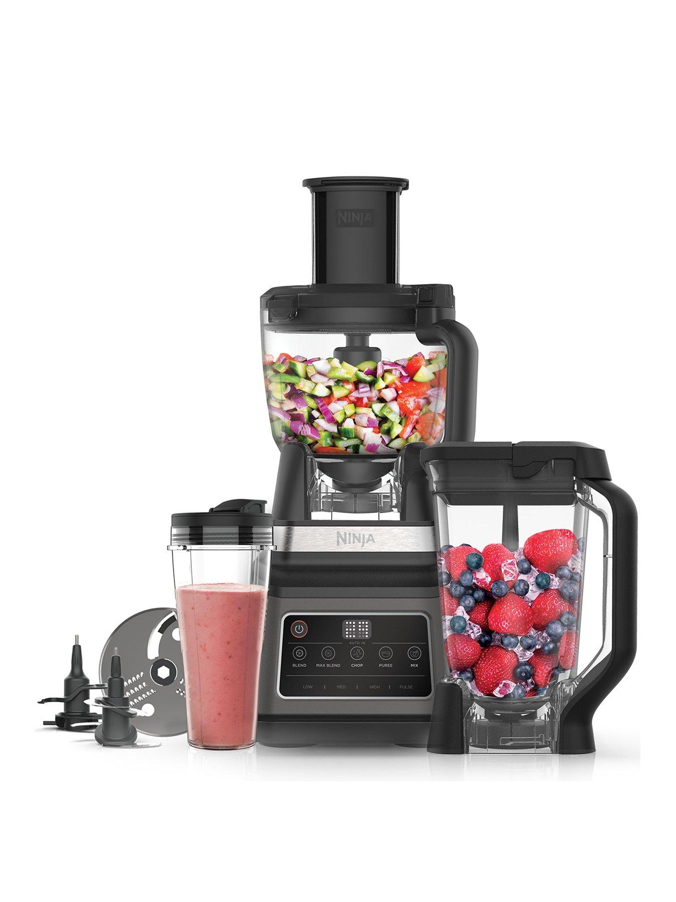 Image 1 of 7 of NINJA 3-in-1 Food Processor and Blender with Auto-iQ BN800UK