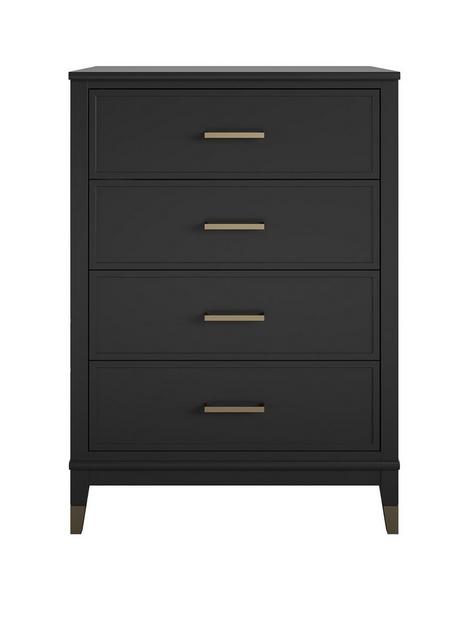 cosmoliving-by-cosmopolitan-westerleigh-4-drawer-chest-blackgold