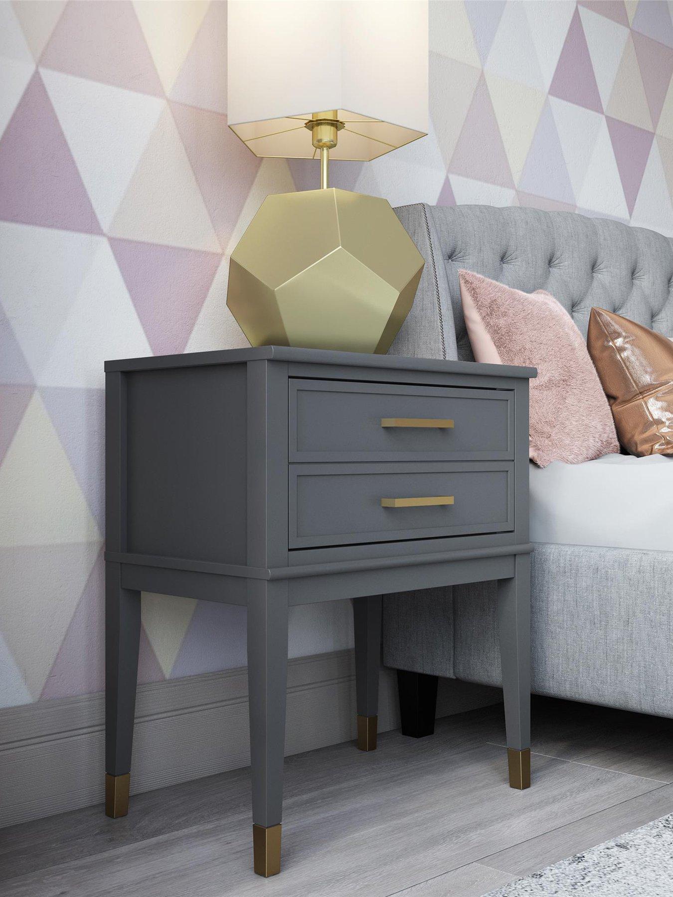 Image 1 of 6 of CosmoLiving by Cosmopolitan Westerleigh Side Table - Grey