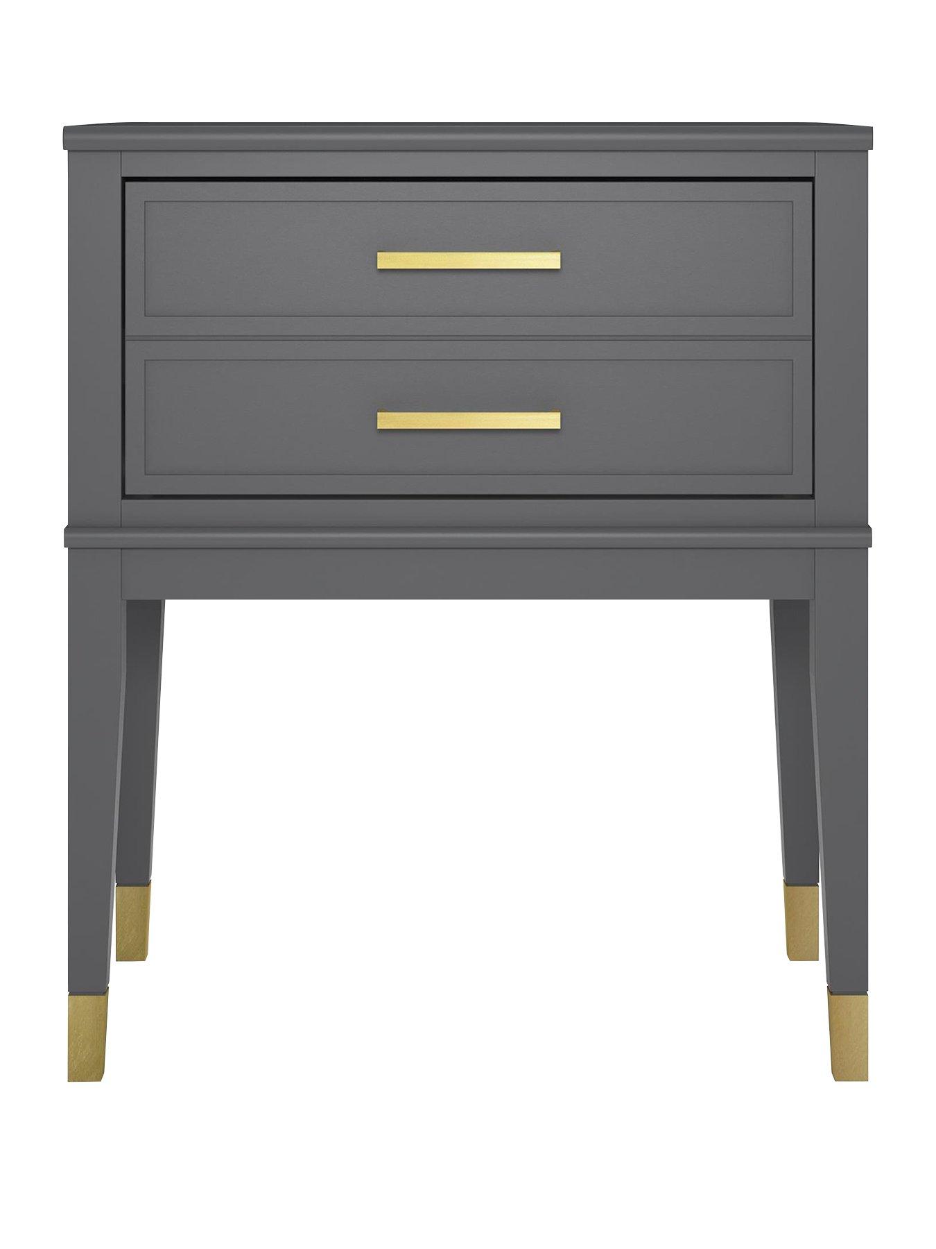 Image 2 of 6 of CosmoLiving by Cosmopolitan Westerleigh Side Table - Grey