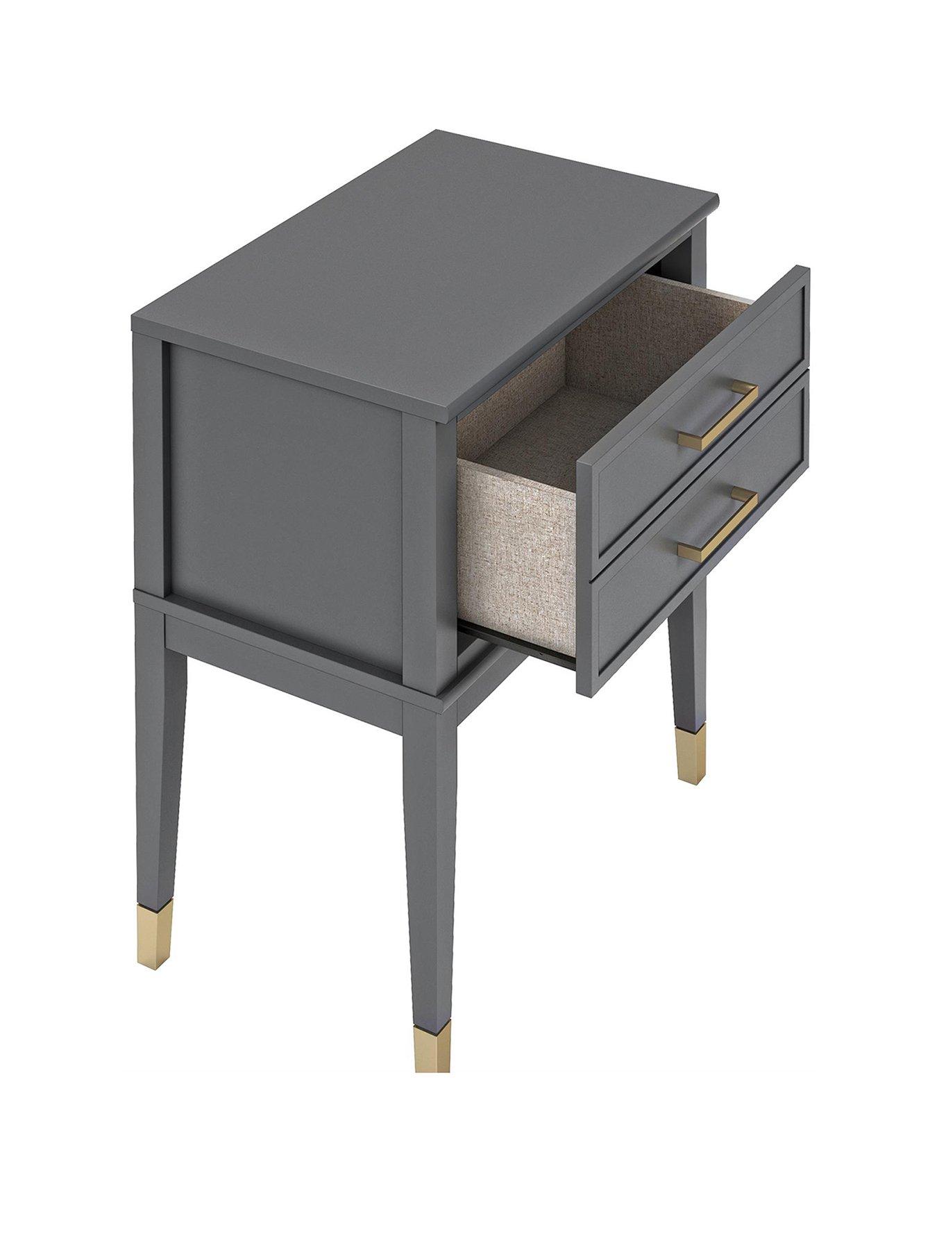 Image 3 of 6 of CosmoLiving by Cosmopolitan Westerleigh Side Table - Grey