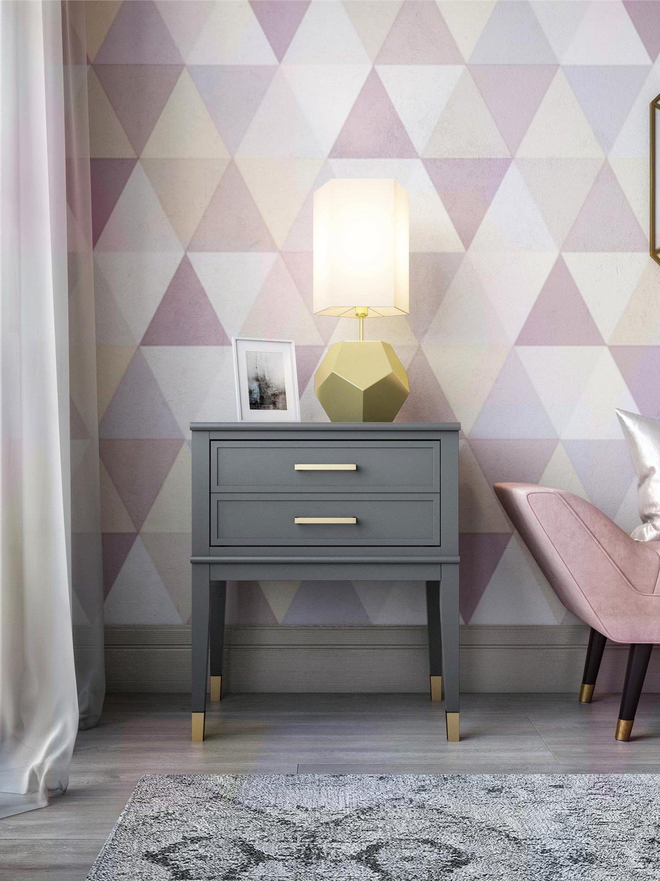 Image 4 of 6 of CosmoLiving by Cosmopolitan Westerleigh Side Table - Grey