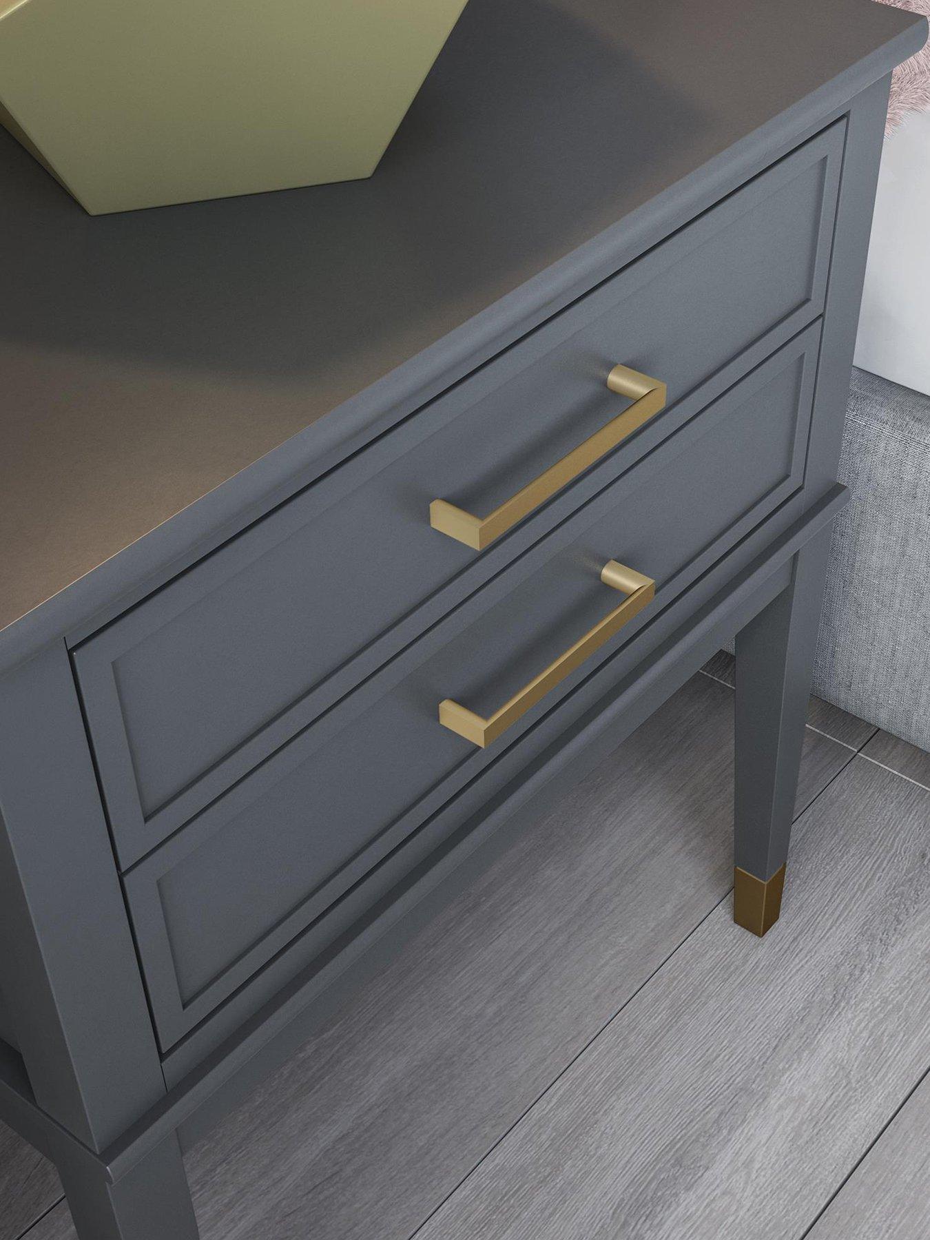 Image 5 of 6 of CosmoLiving by Cosmopolitan Westerleigh Side Table - Grey