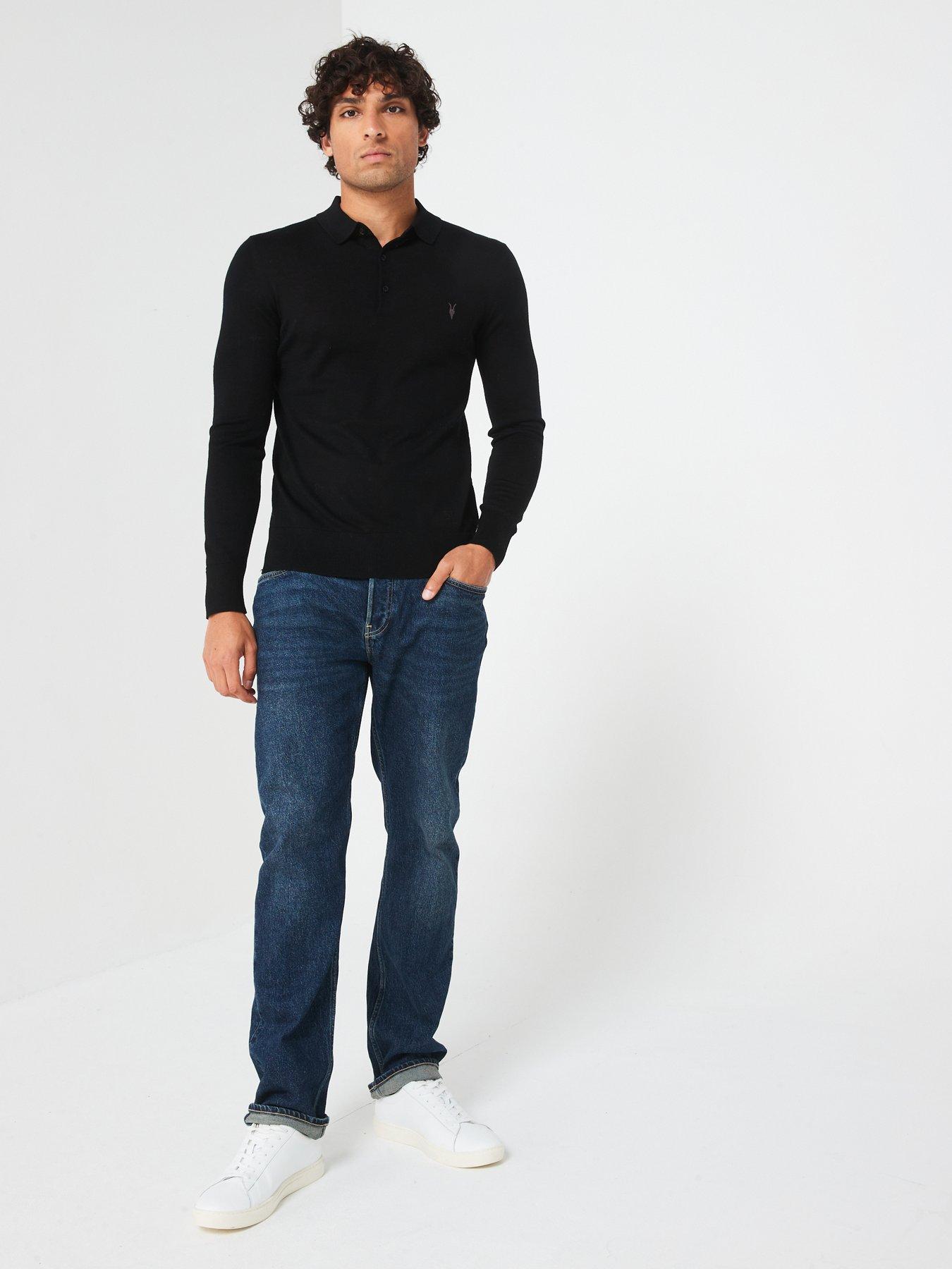 allsaints-mode-merino-long-sleeve-knitted-polo-shirt-blackback