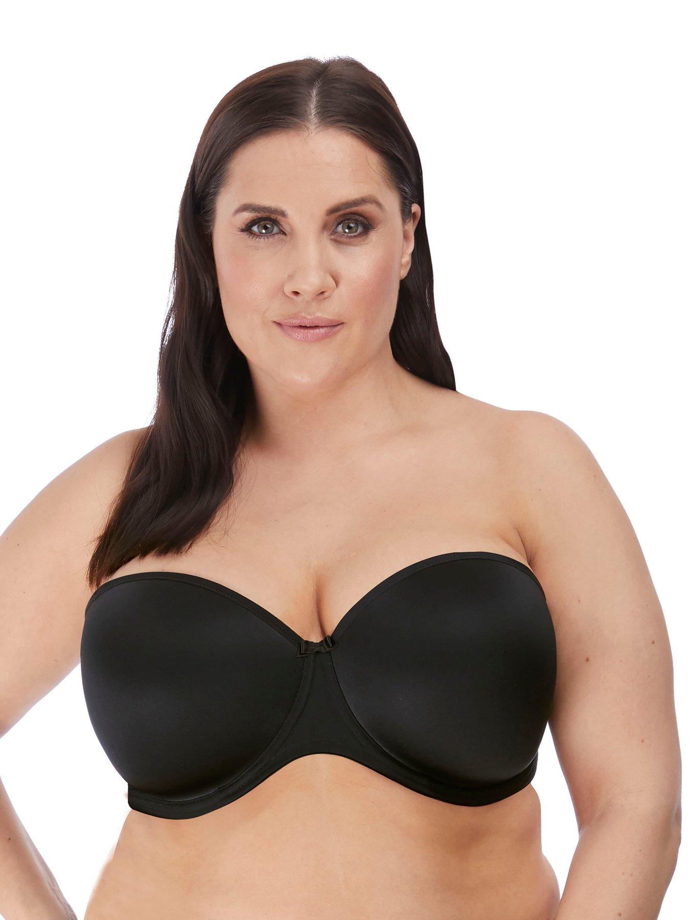 CURVY COUTURE Bombshell Nude Multi-Way Strapless Bra, US 38H, UK