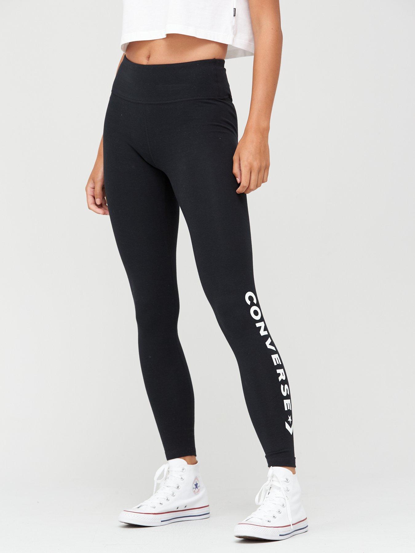 Tommy Hilfiger Women's Logo Taping Stretch High Rise Legging, Black at   Women's Clothing store