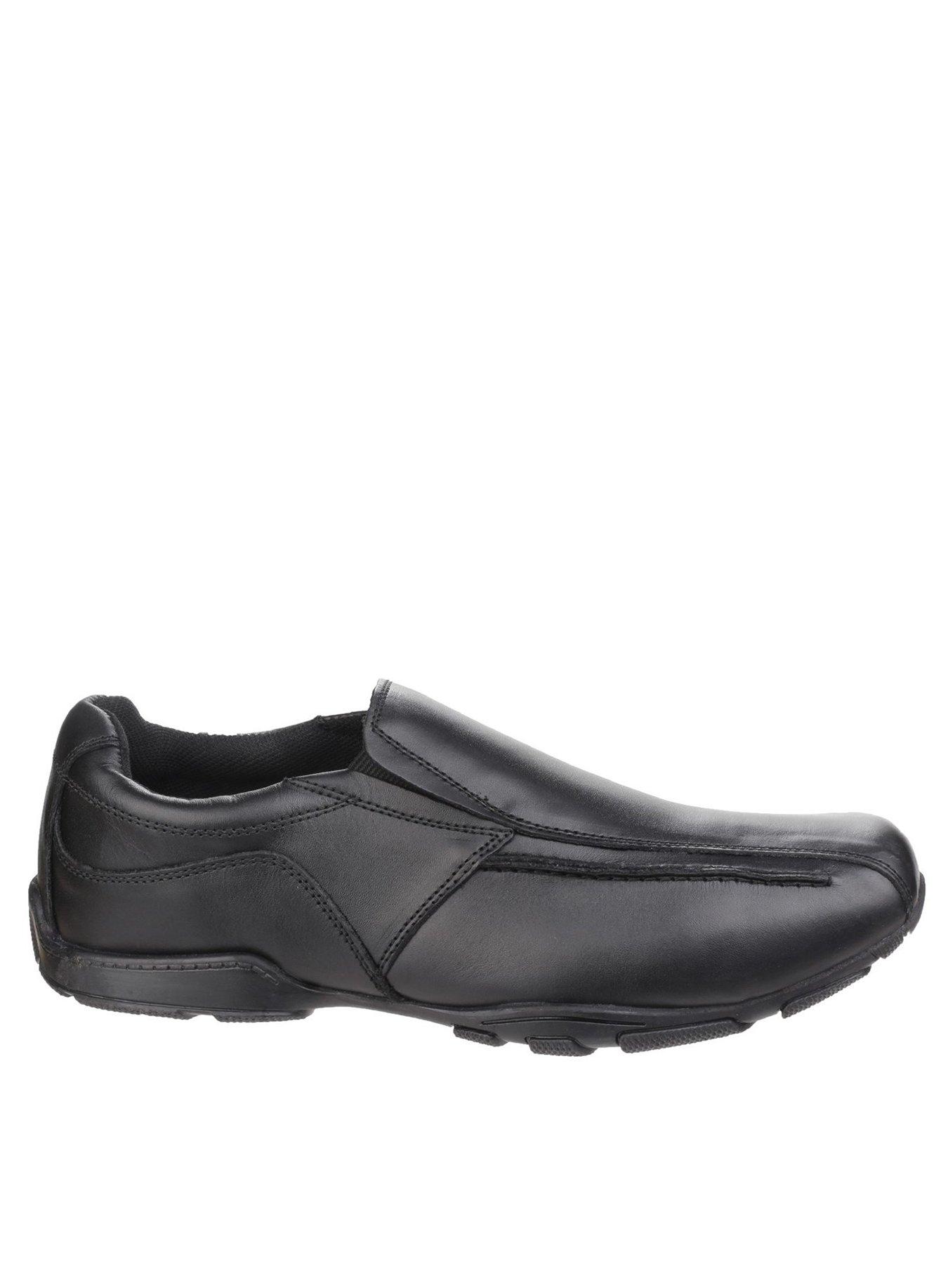 Image 3 of 5 of Hush Puppies Bespoke Slip On Back To&nbsp;School Shoe - Black
