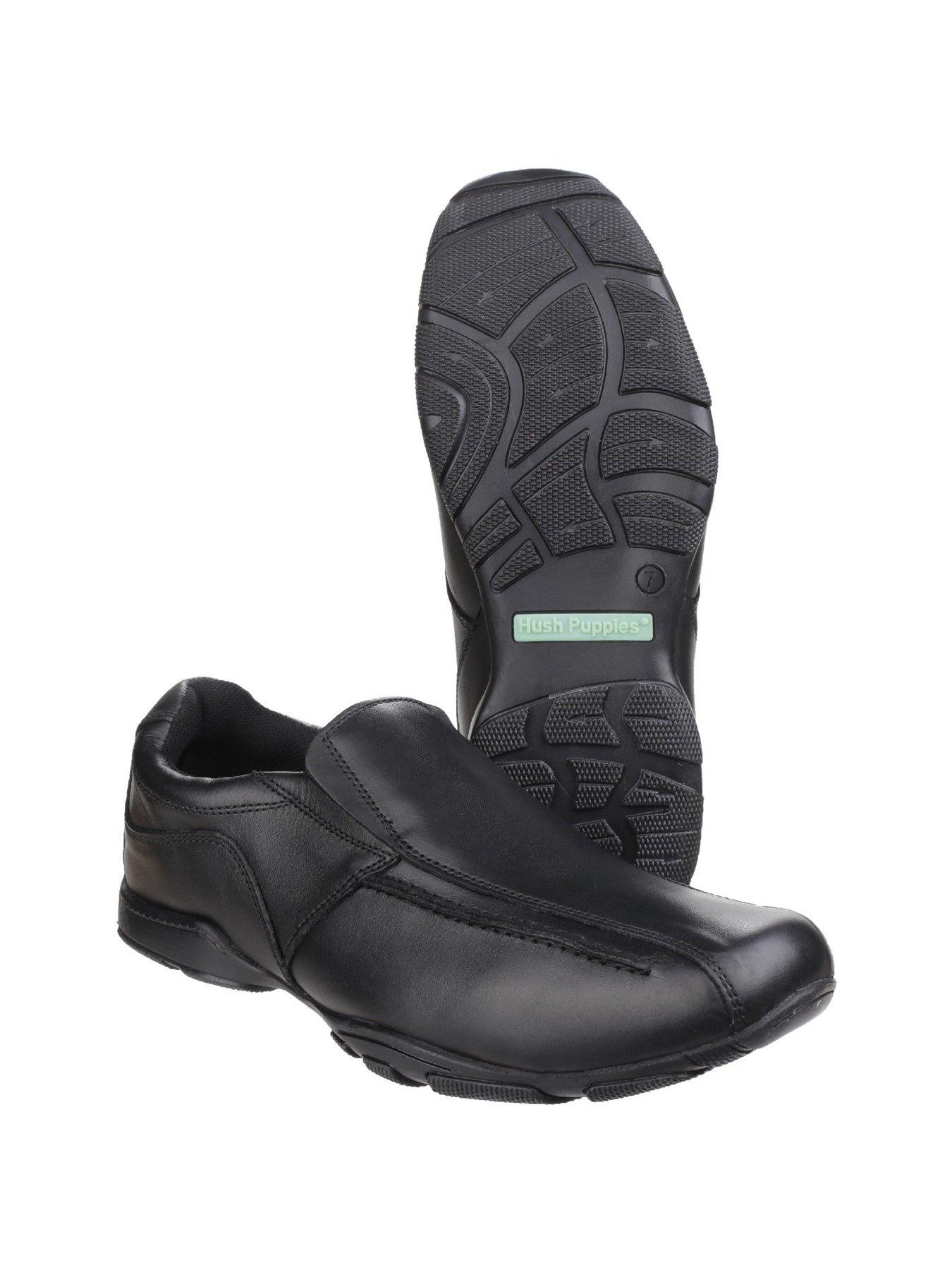 Image 5 of 5 of Hush Puppies Bespoke Slip On Back To&nbsp;School Shoe - Black