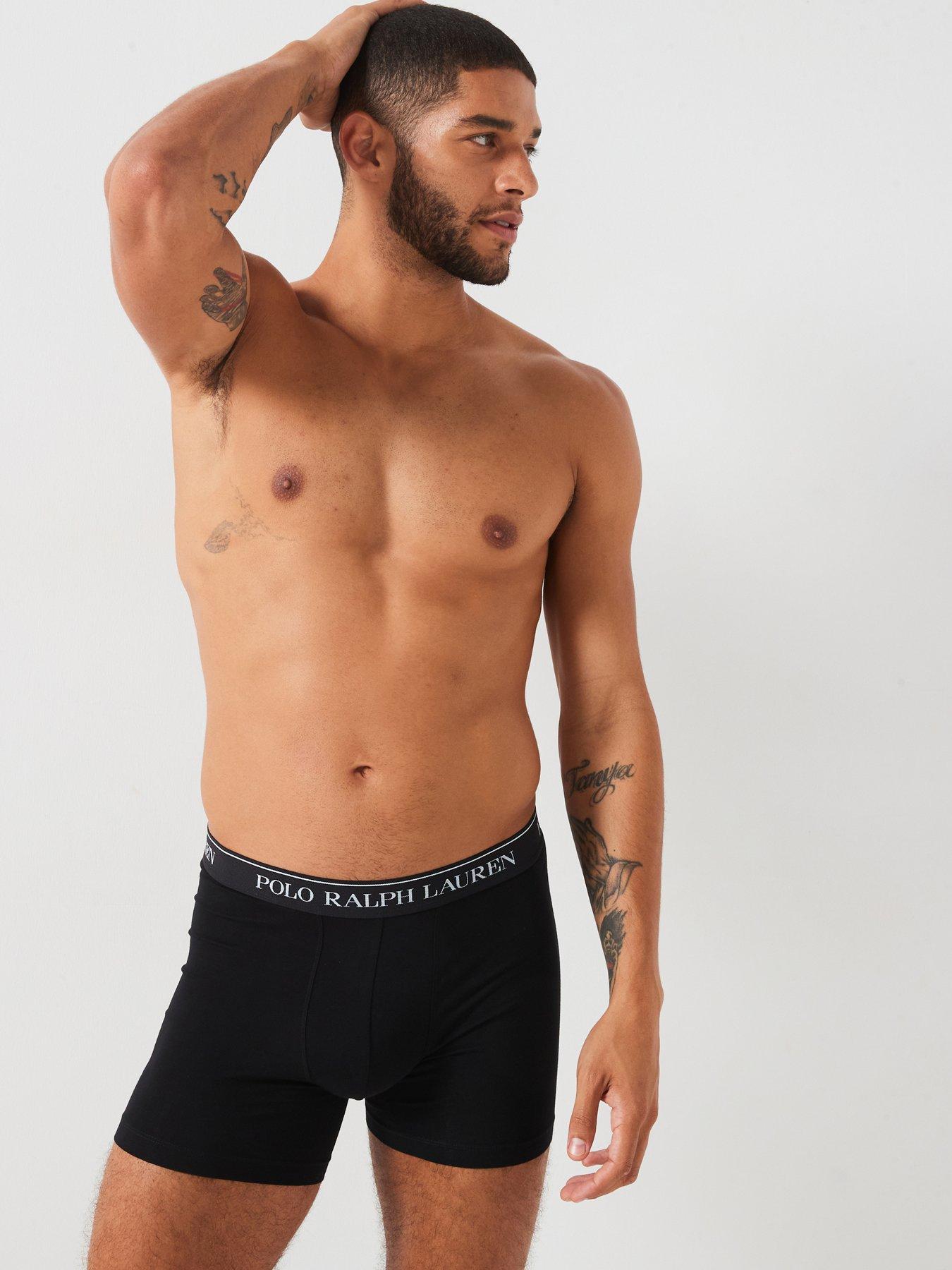 Image 2 of 5 of Polo Ralph Lauren 3 Pack Boxer Brief - Black