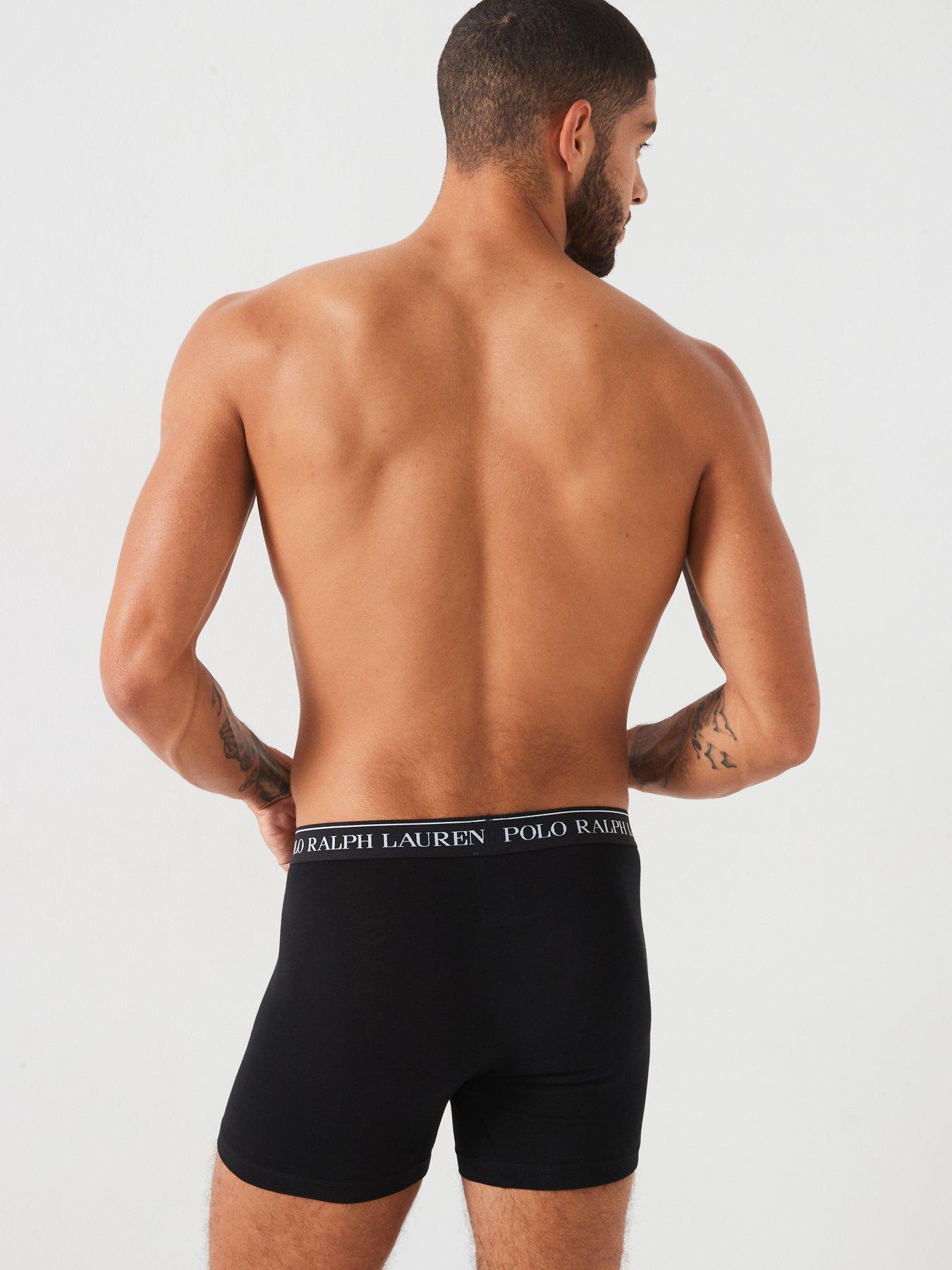Image 3 of 5 of Polo Ralph Lauren 3 Pack Boxer Brief - Black