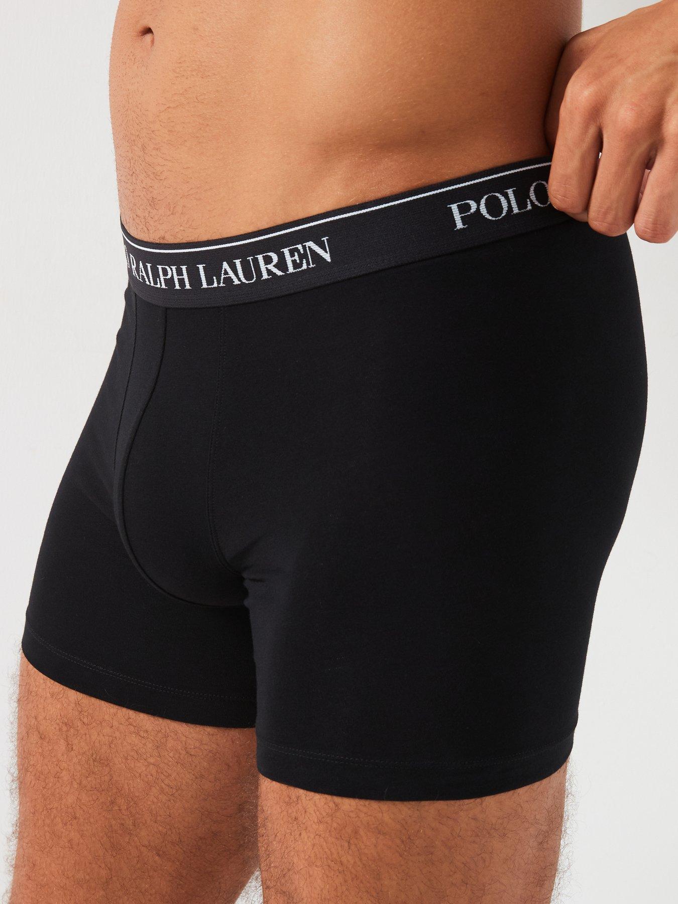Image 5 of 5 of Polo Ralph Lauren 3 Pack Boxer Brief - Black