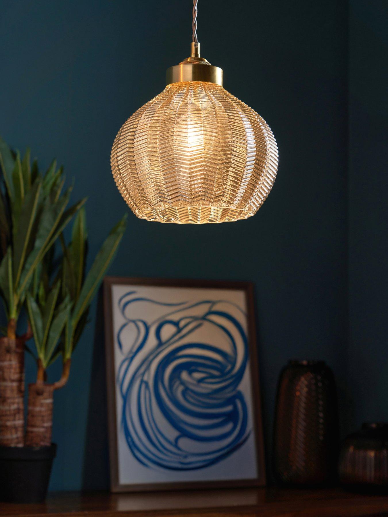 the-very-collection-herringbone-large-easy-fit-glass-pendantfront
