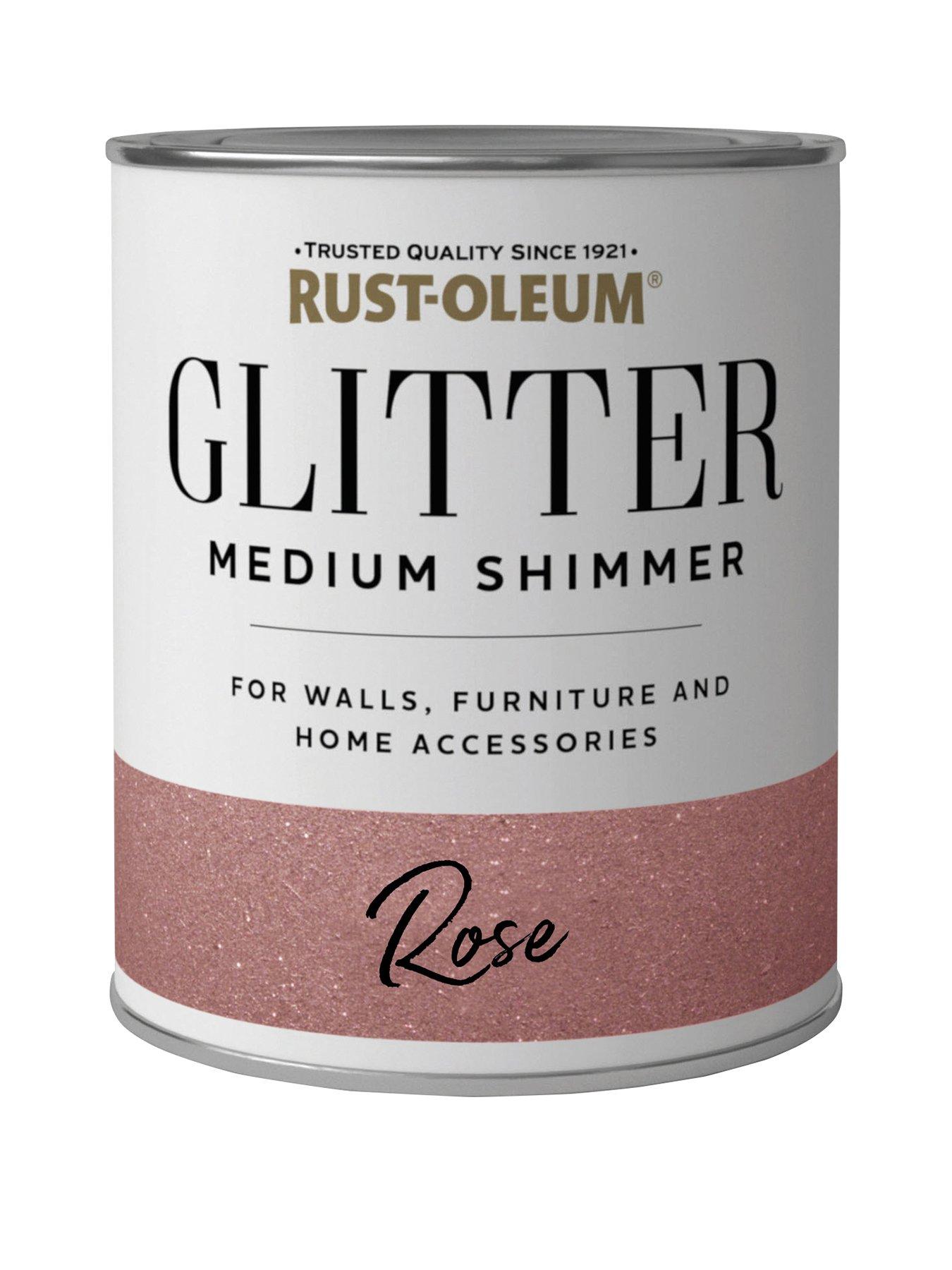 undefined Glitter Medium Shimmer Paint – Rose